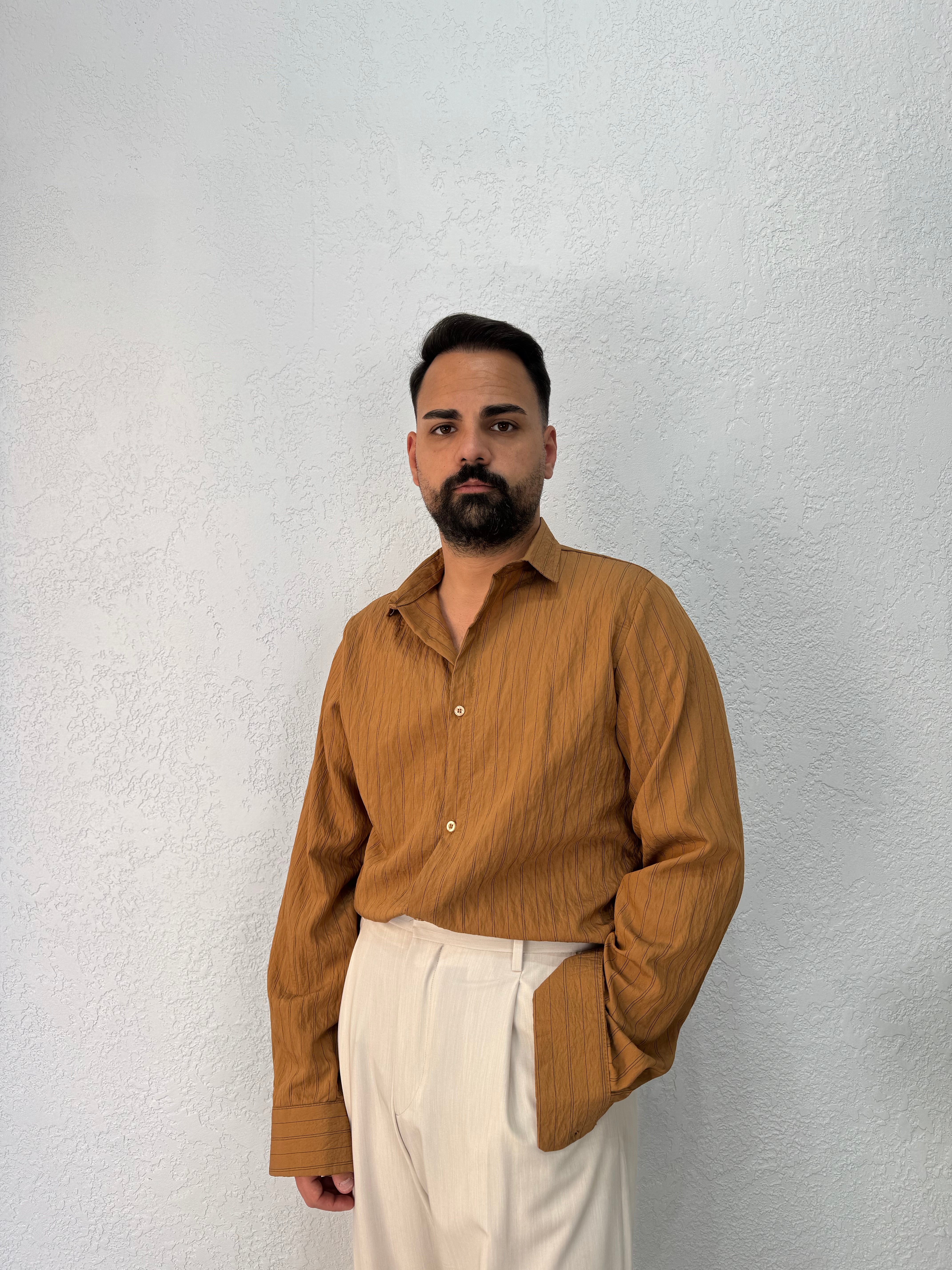 Camicia Effetto Stropicciato