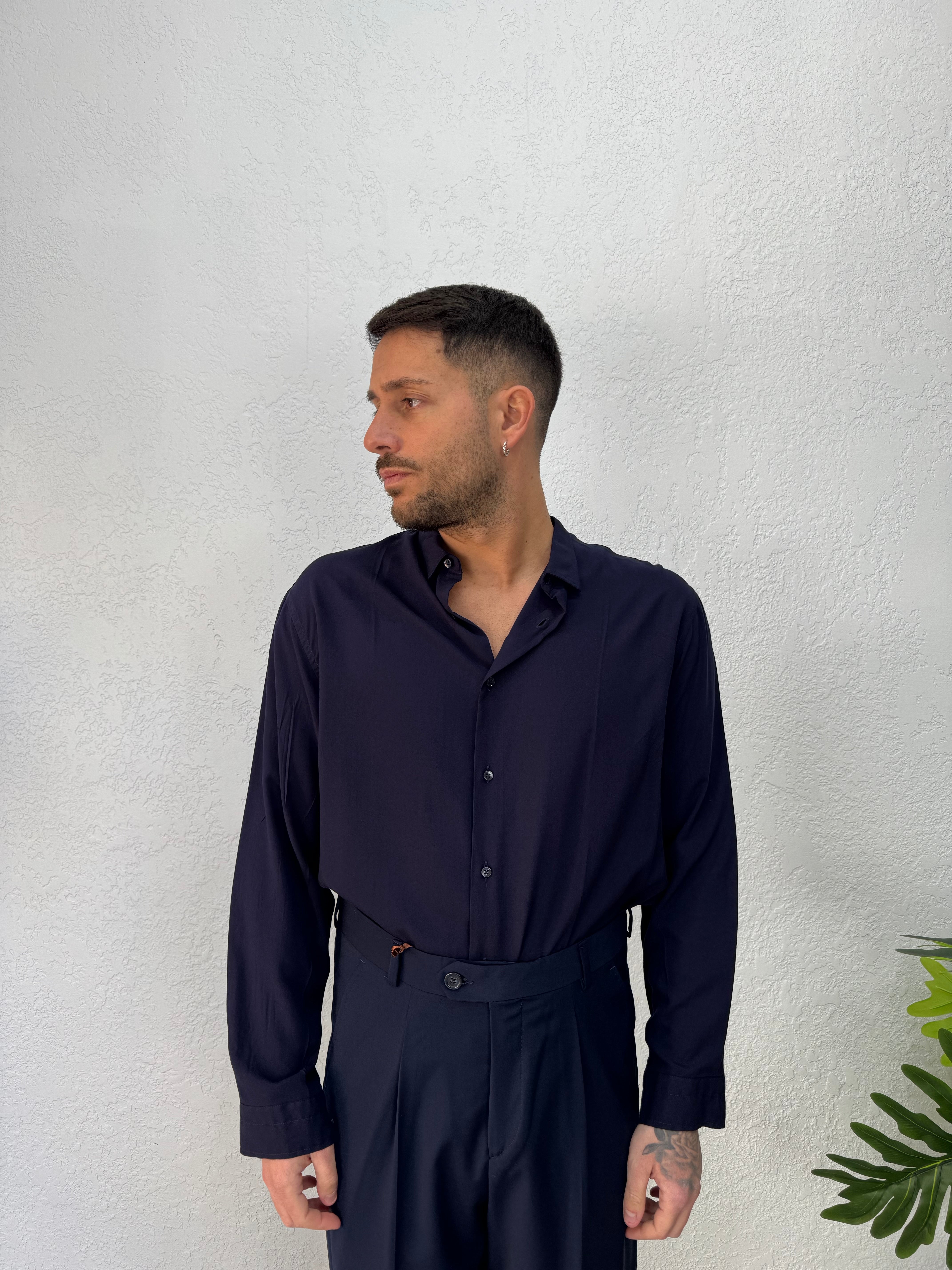 Camicia Over in Viscosa