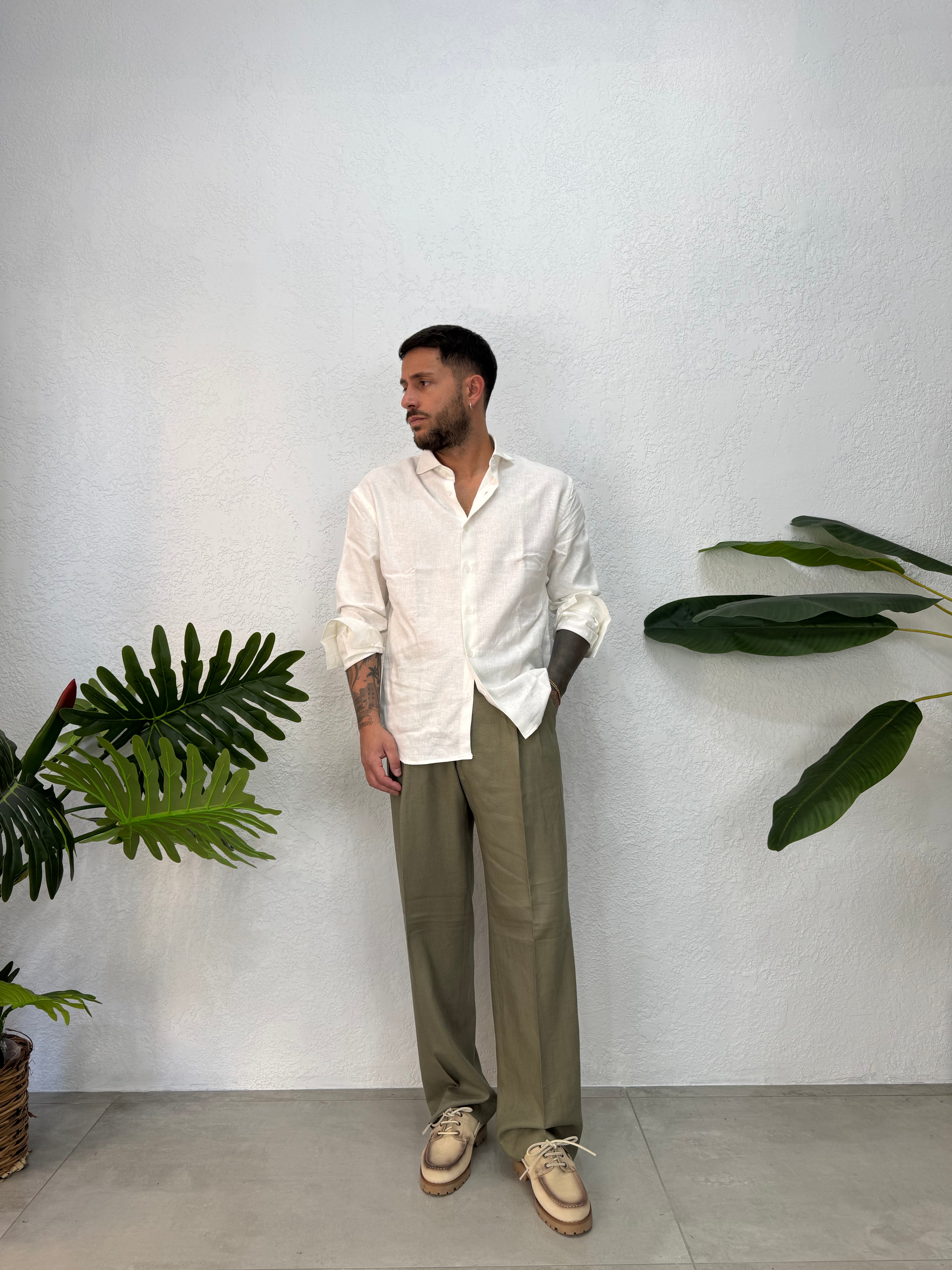 Pantalone Kevin in Lino