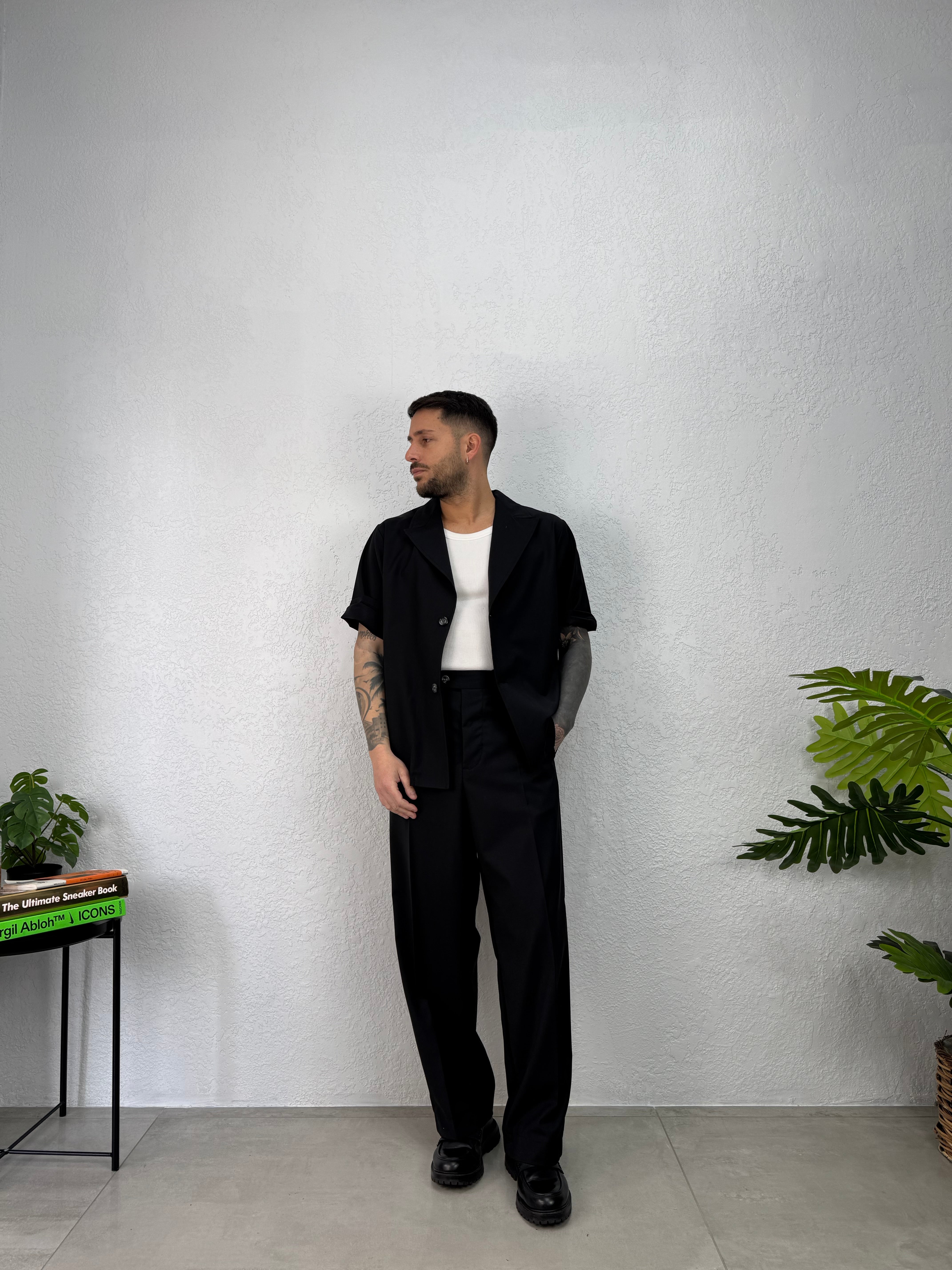 Pantalone Coordinato Camicia Monopetto