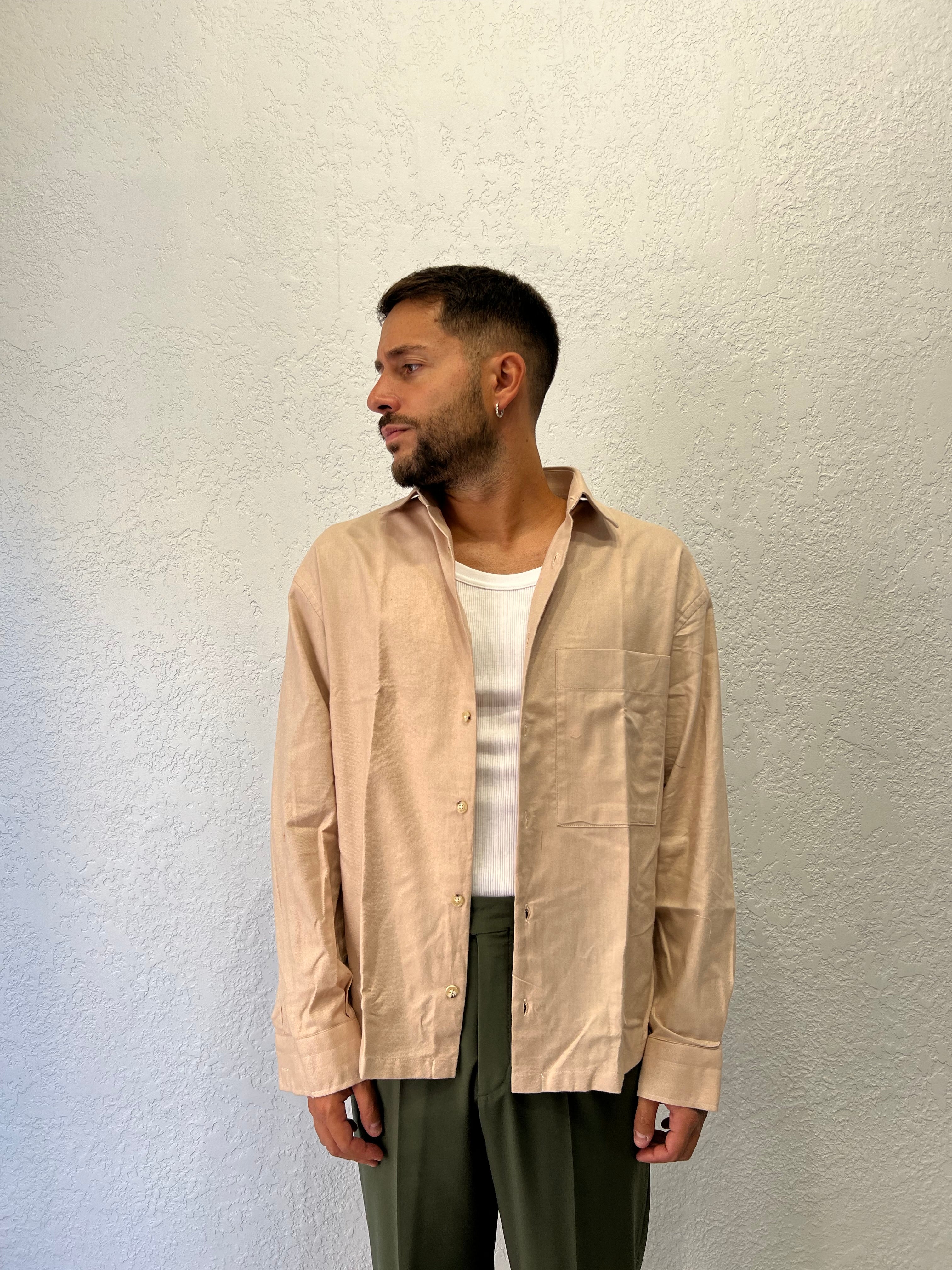CAMICIA BOXY IN FLANELLA