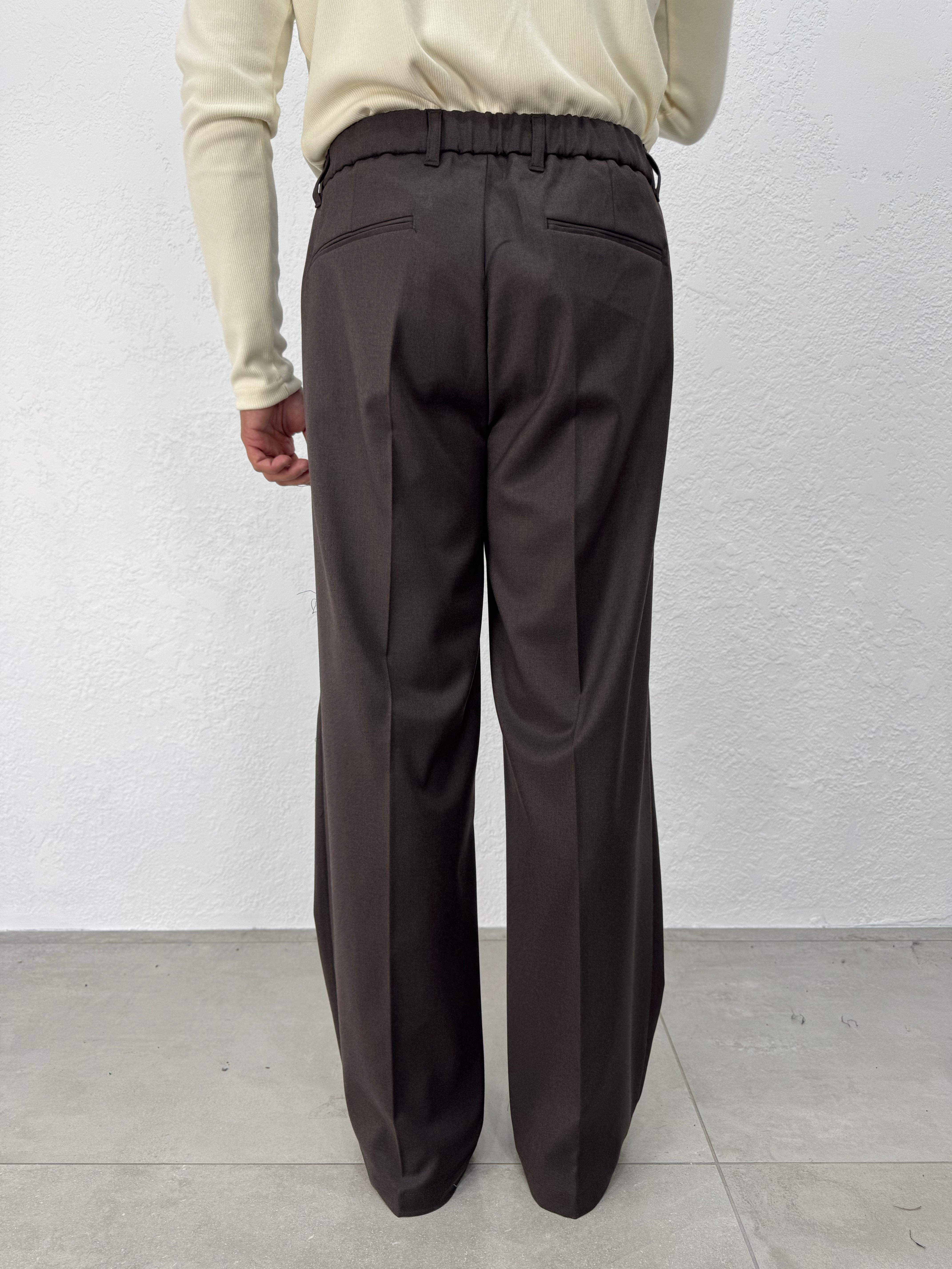 PANTALONE KARL MOLLA BOTTONE FONDO AMPIO