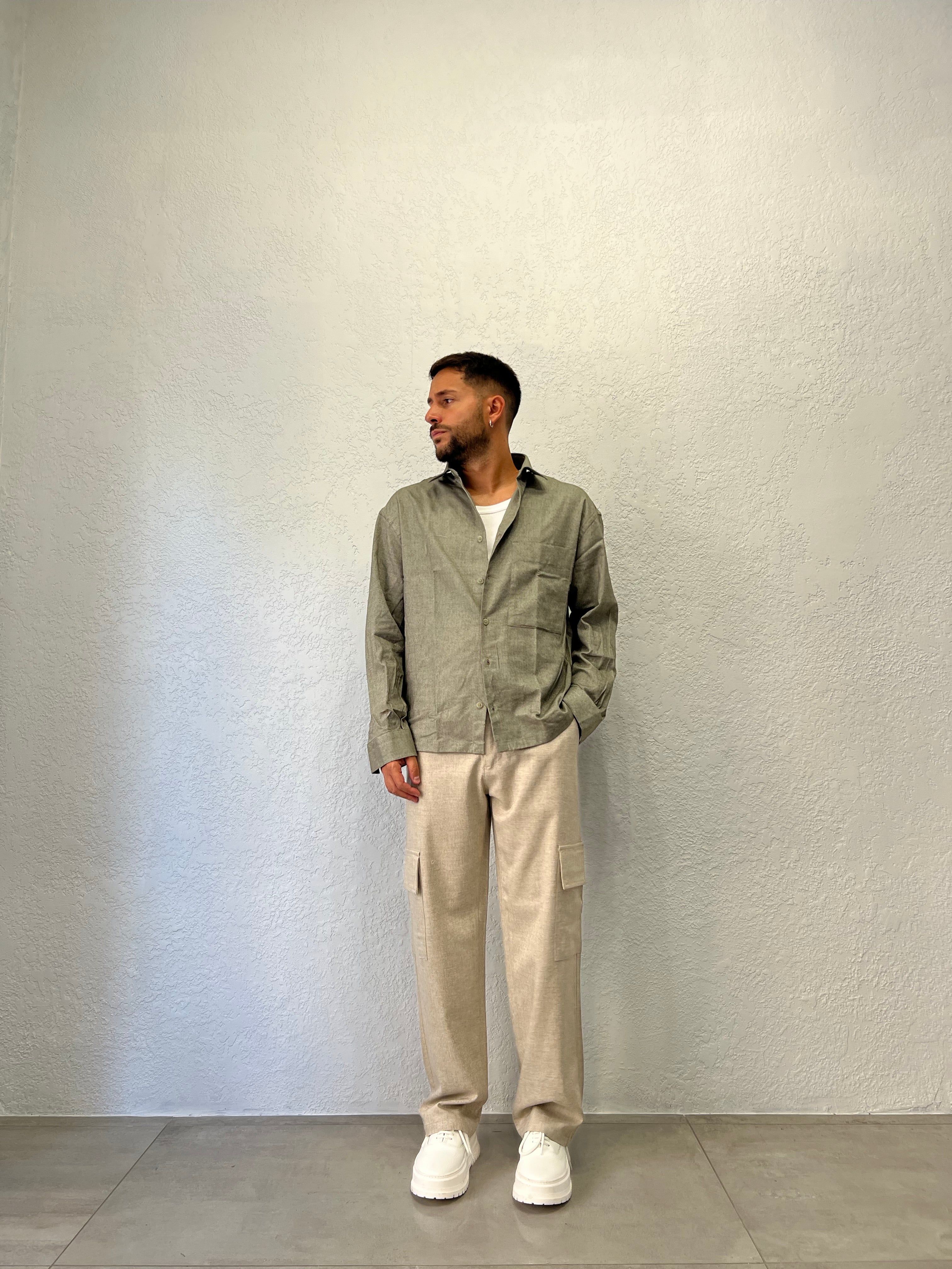 CAMICIA BOXY IN FLANELLA