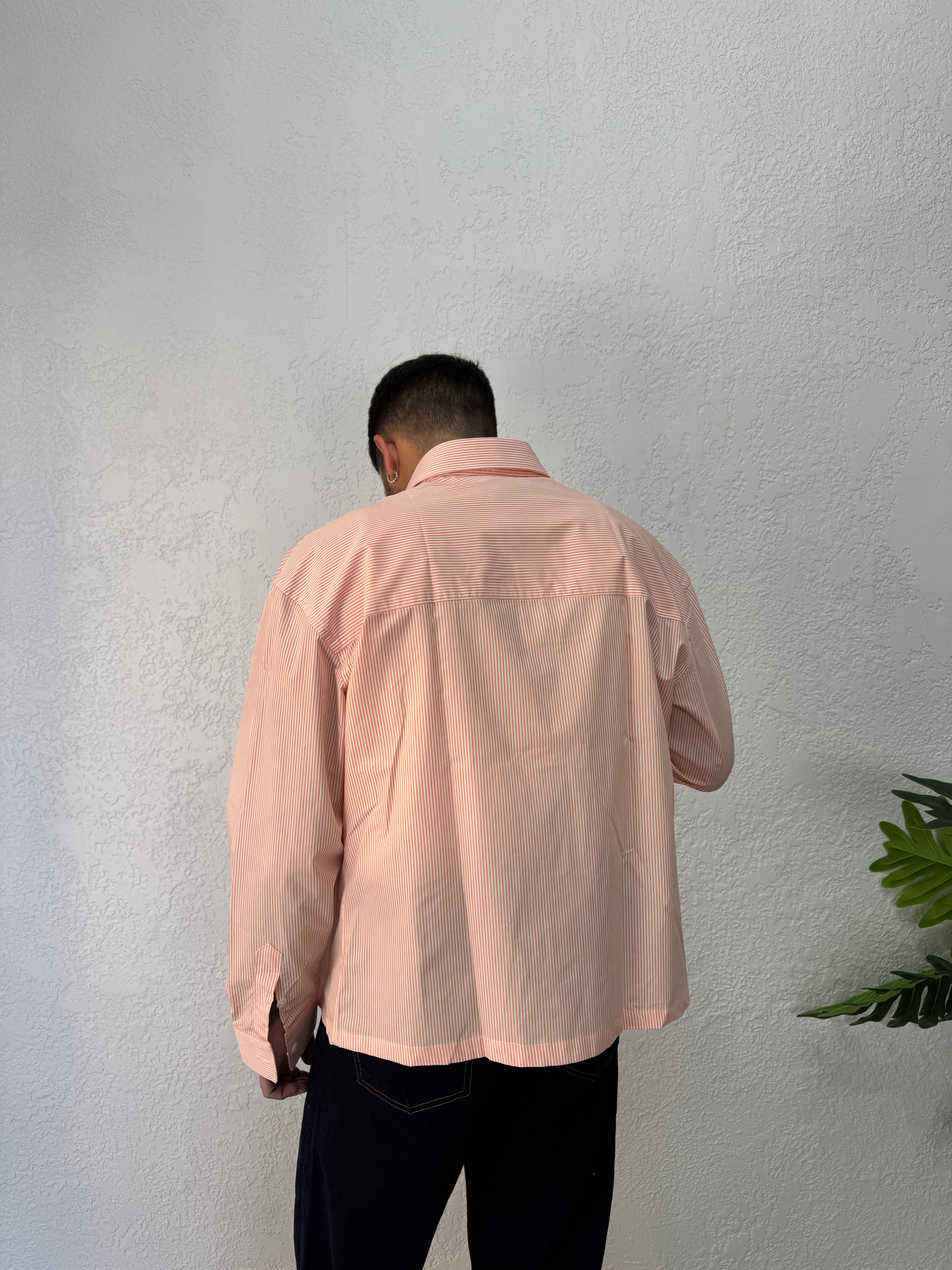 Camicia Boxy Rigata