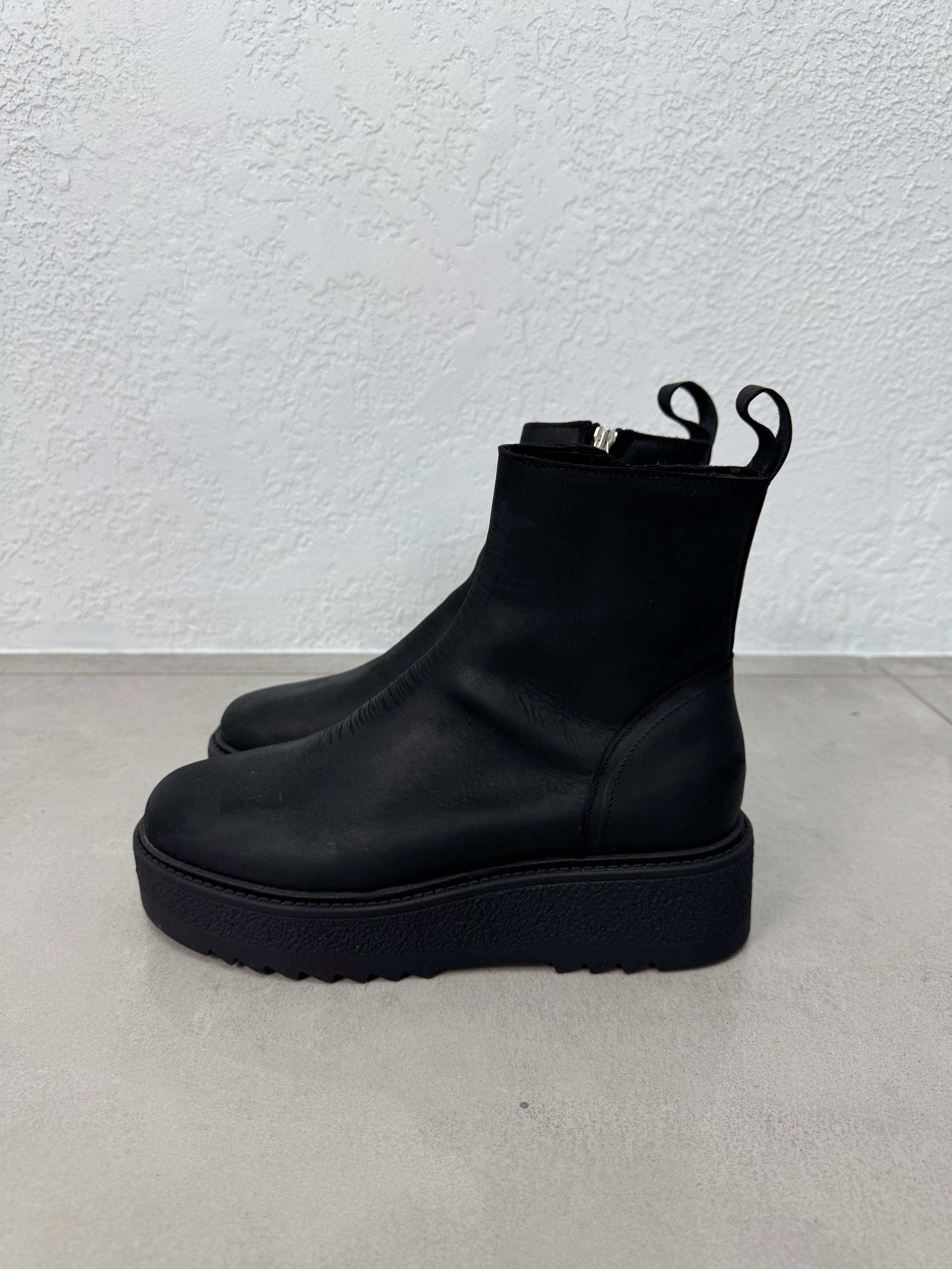 STIVALE IN PELLE PLATFORM