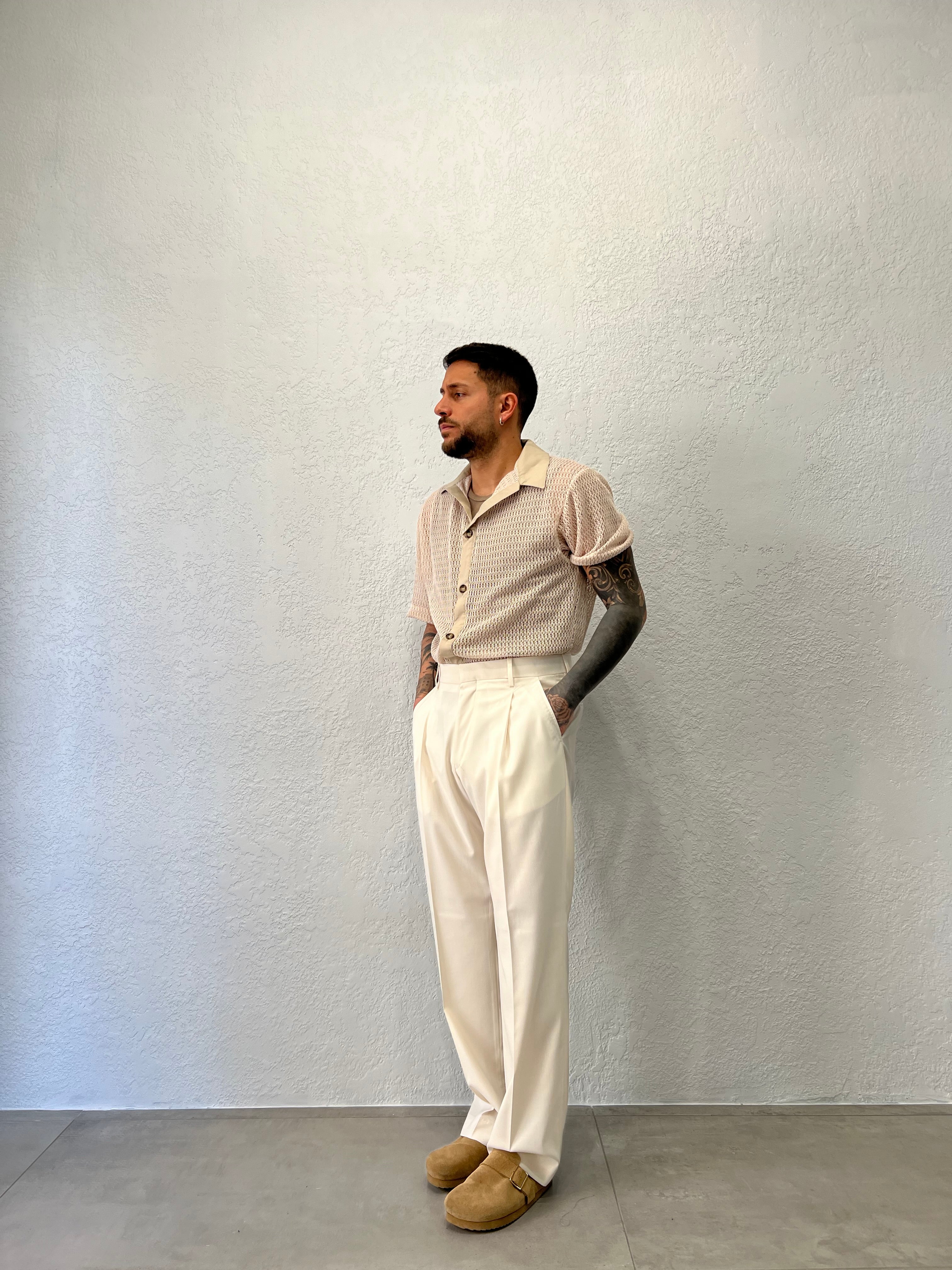 Camicia in Filo Traforata