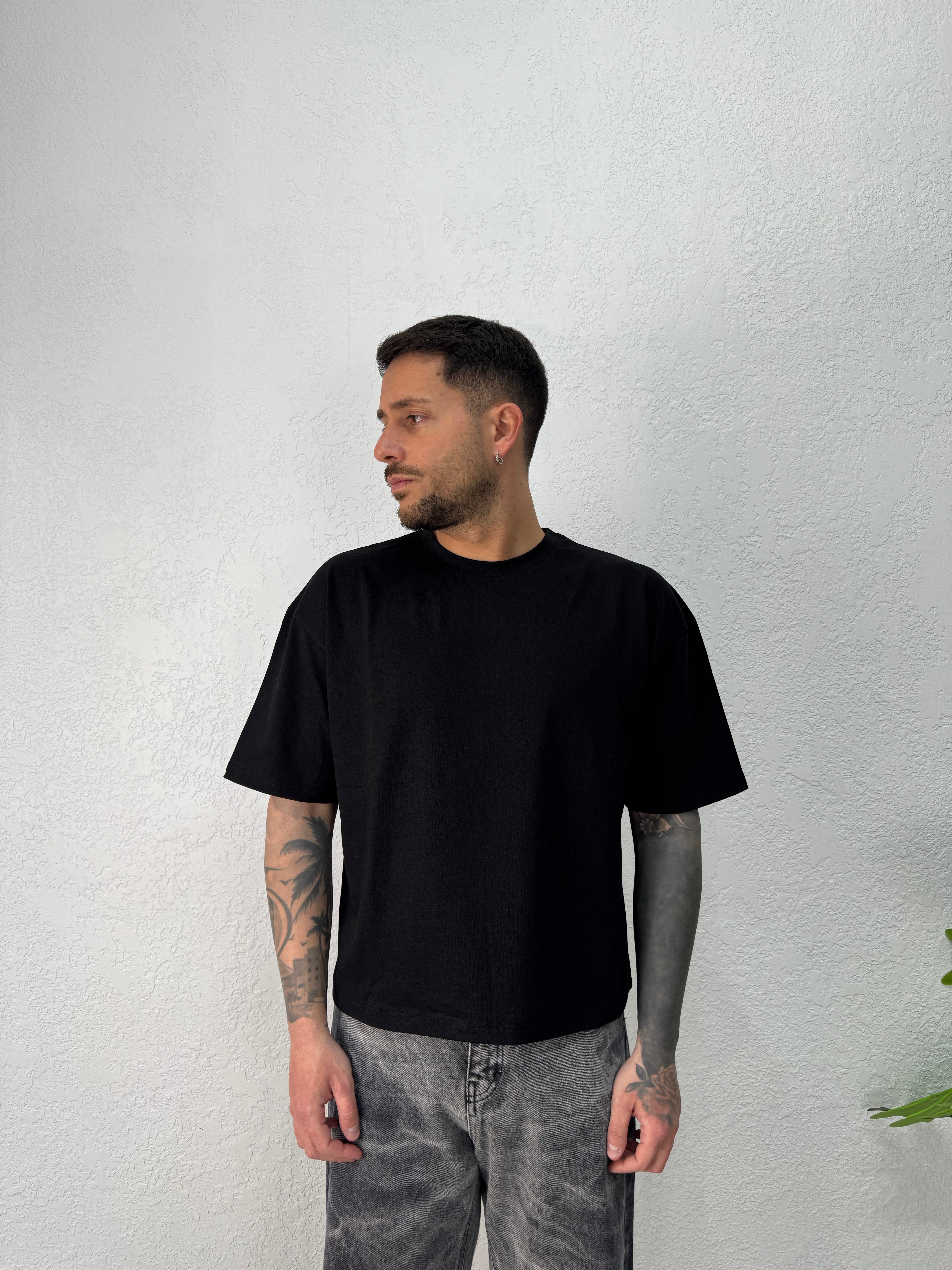 T-Shirt in Cotone Cropped