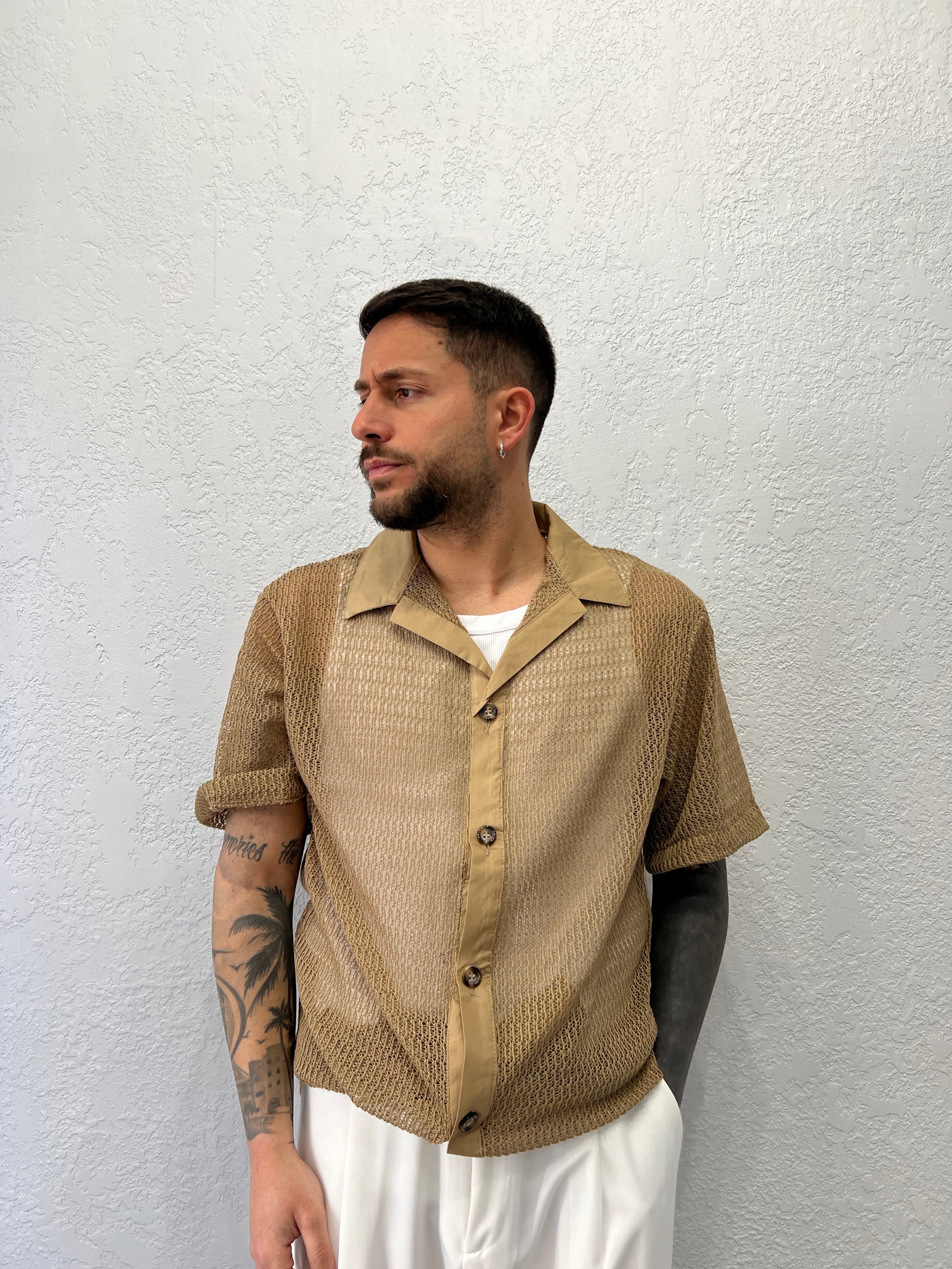 Camicia in Filo Traforata
