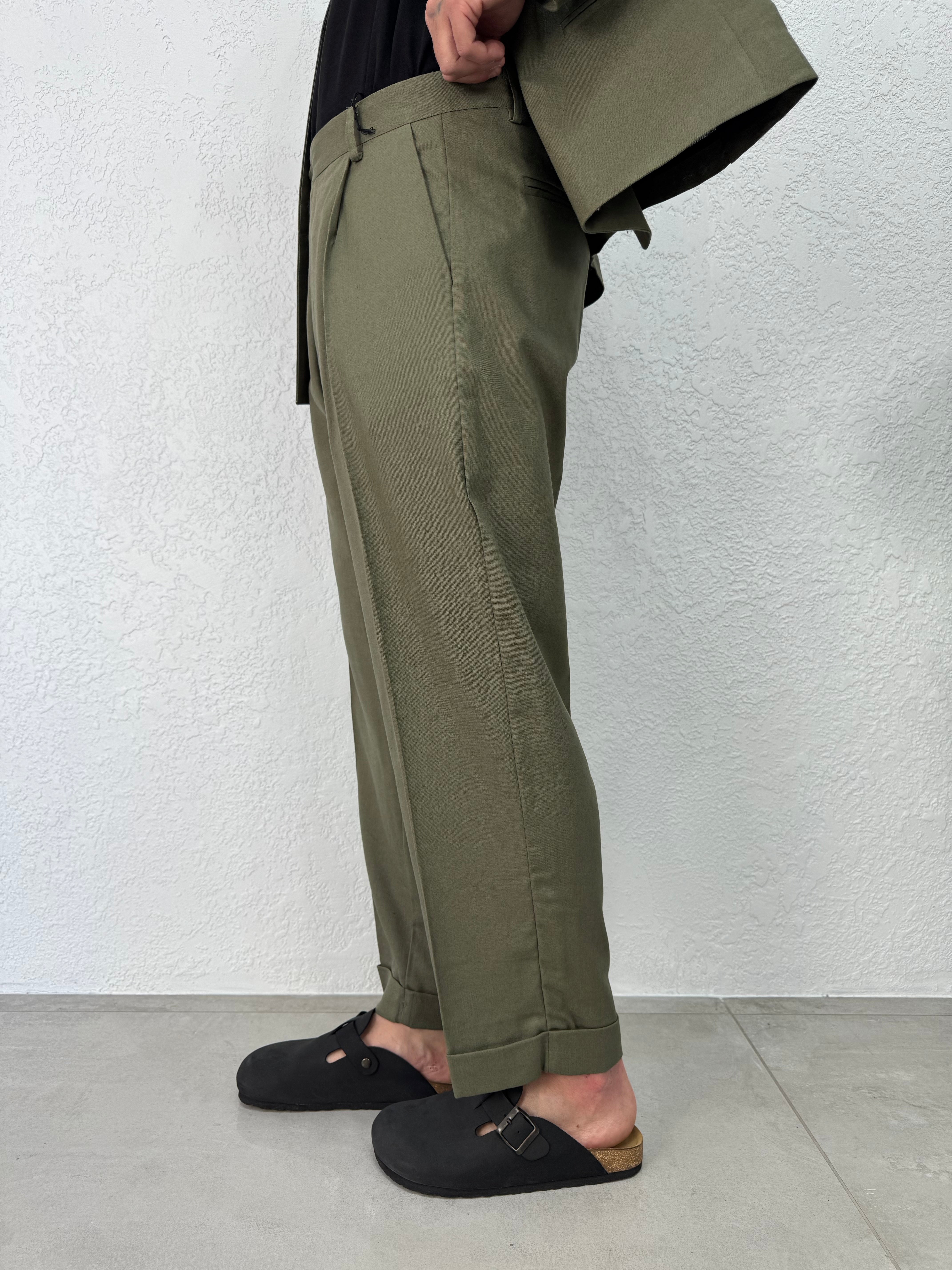 Pantalone Atene Lino