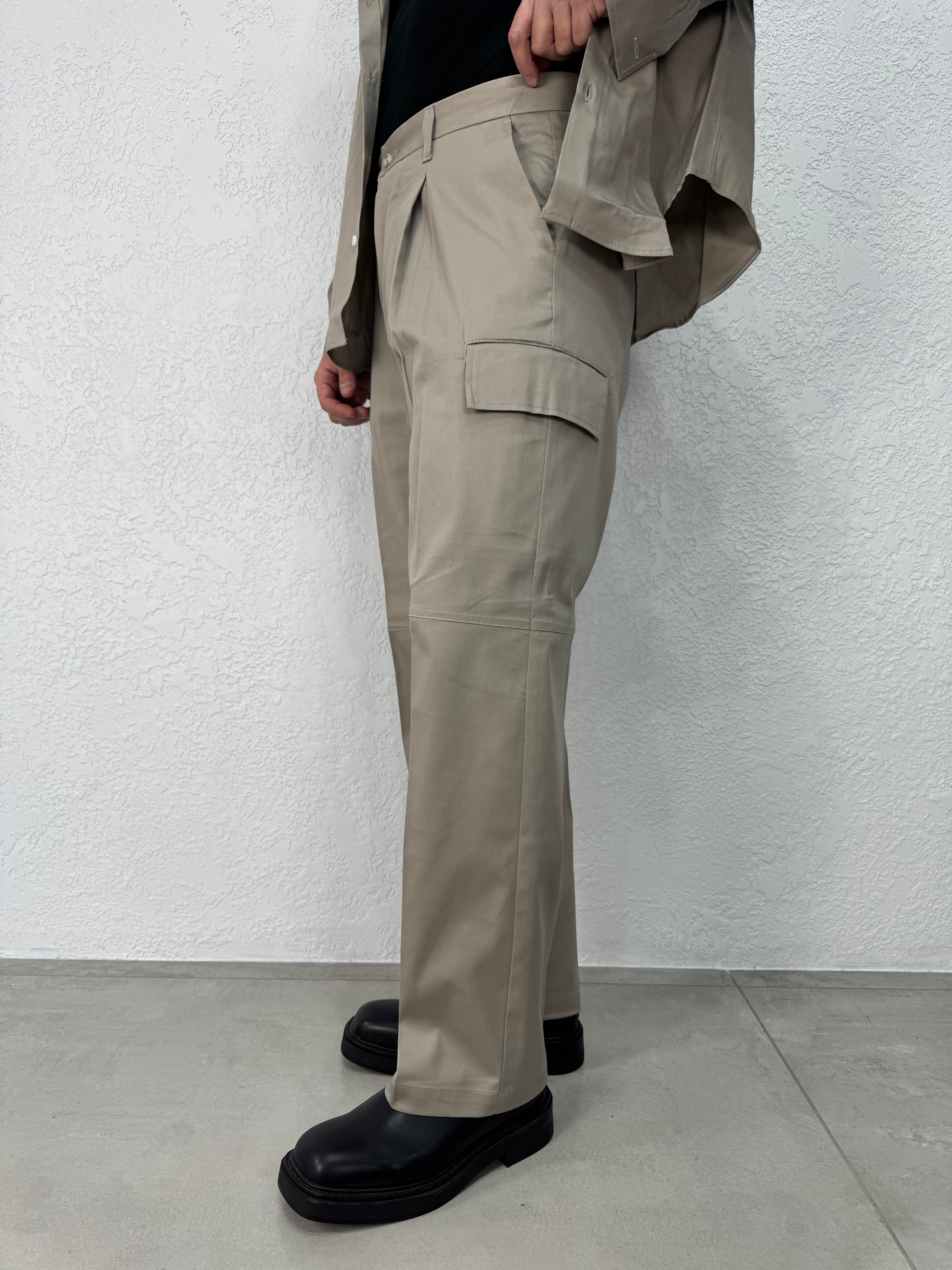 PANTALONE IN GABARDINA