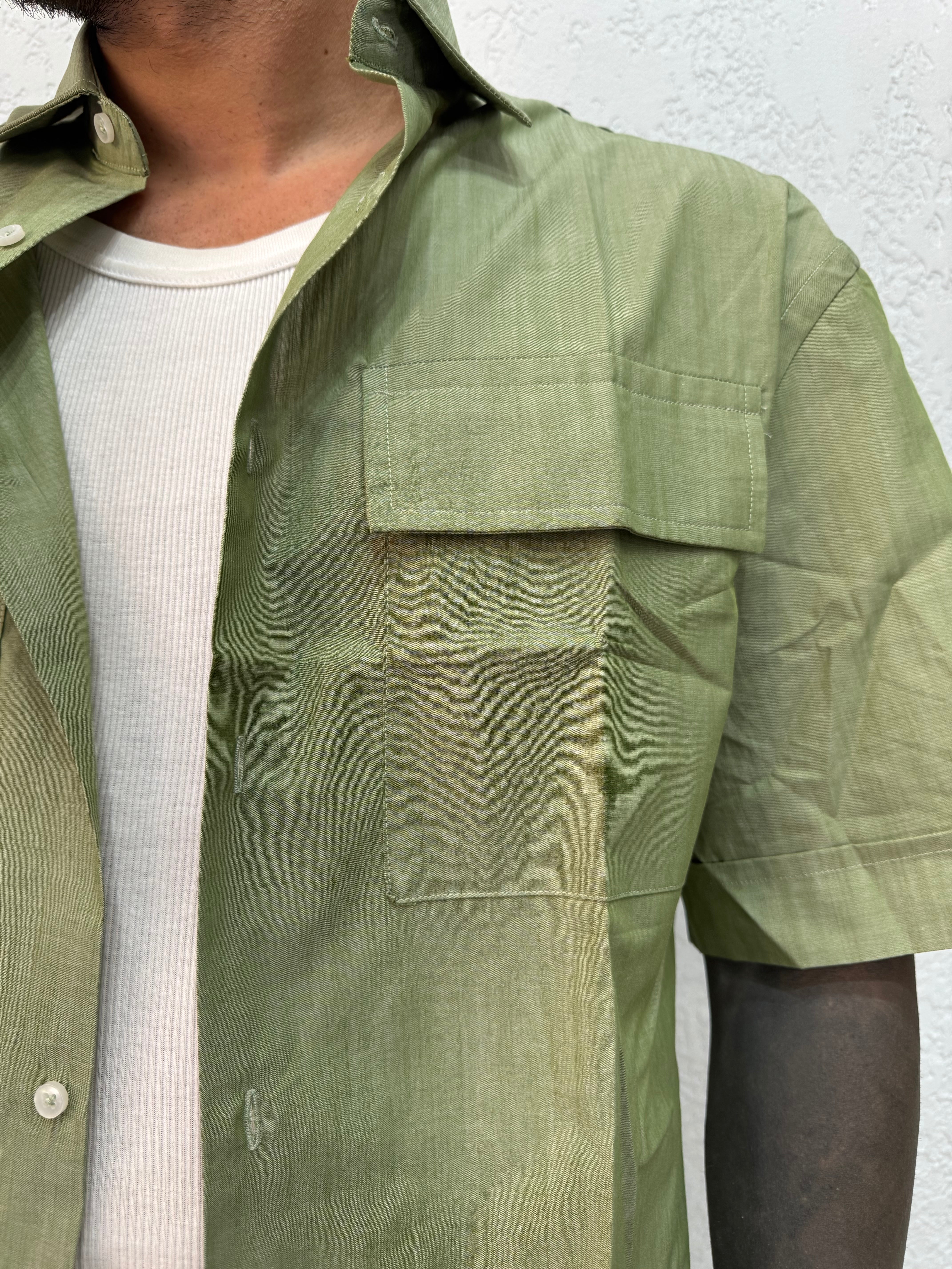 Camicia Squadrata Mezza Manica