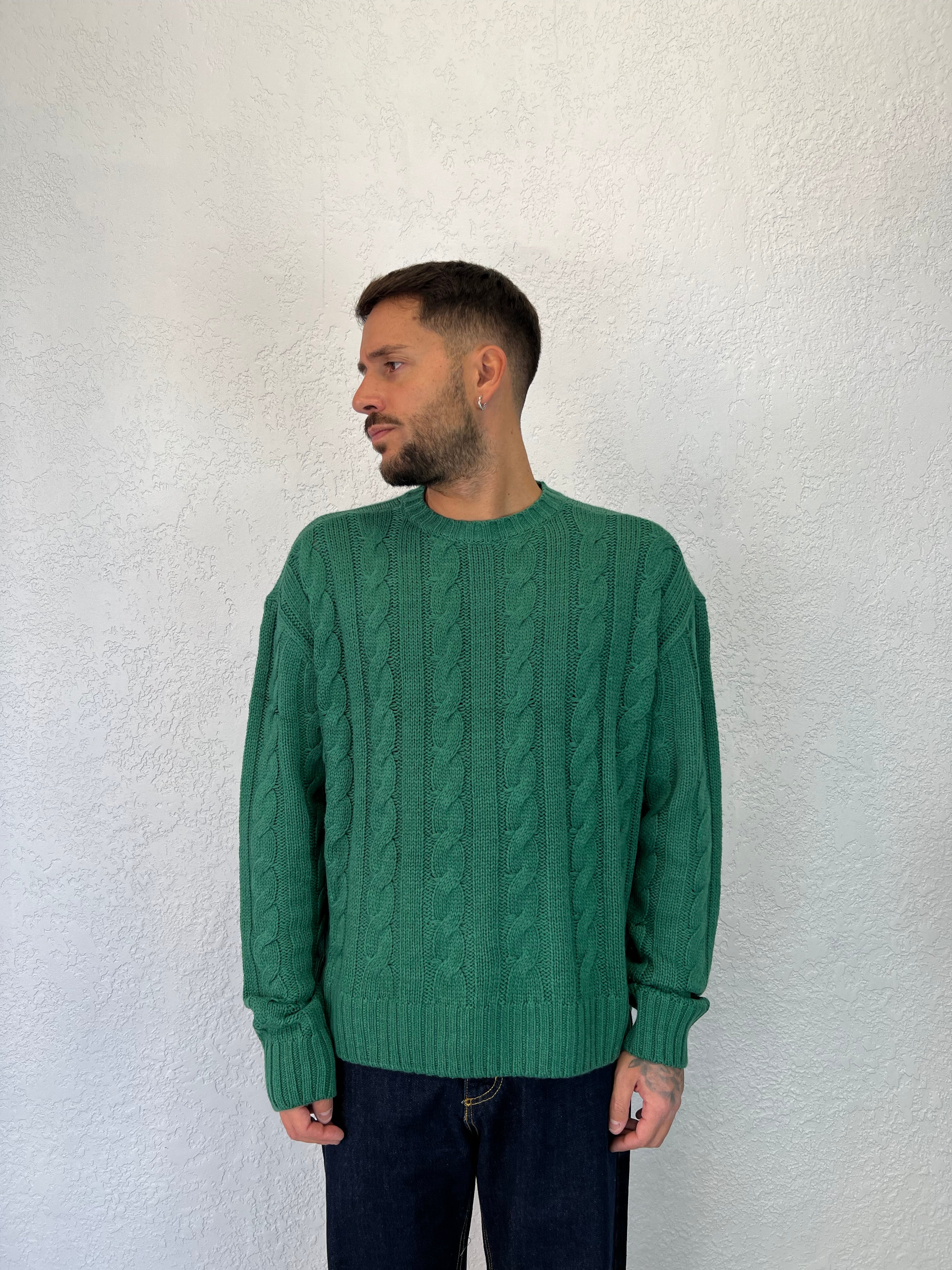Maglione Boxy Treccia