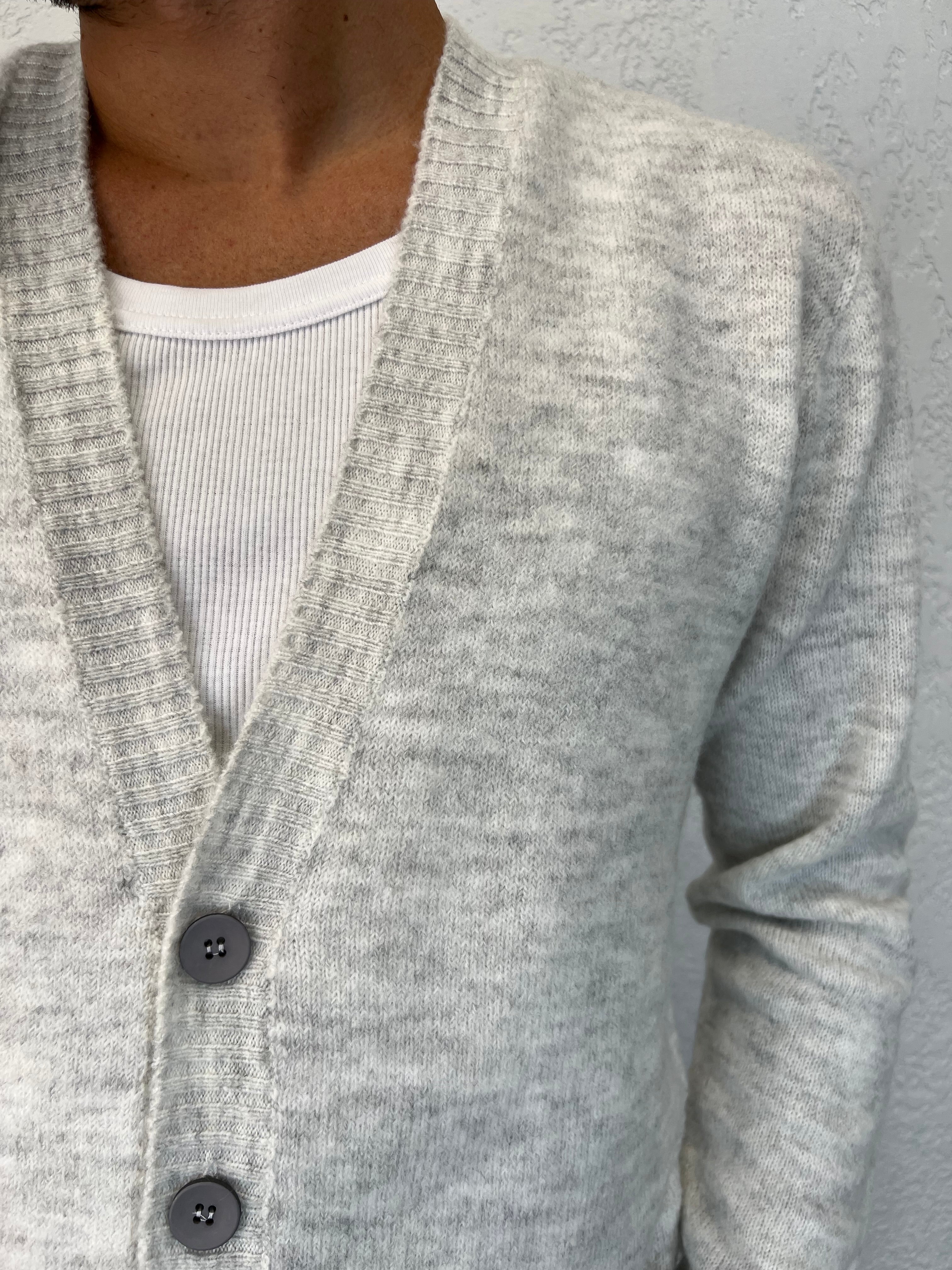 Cardigan Regolare Lana Mohair