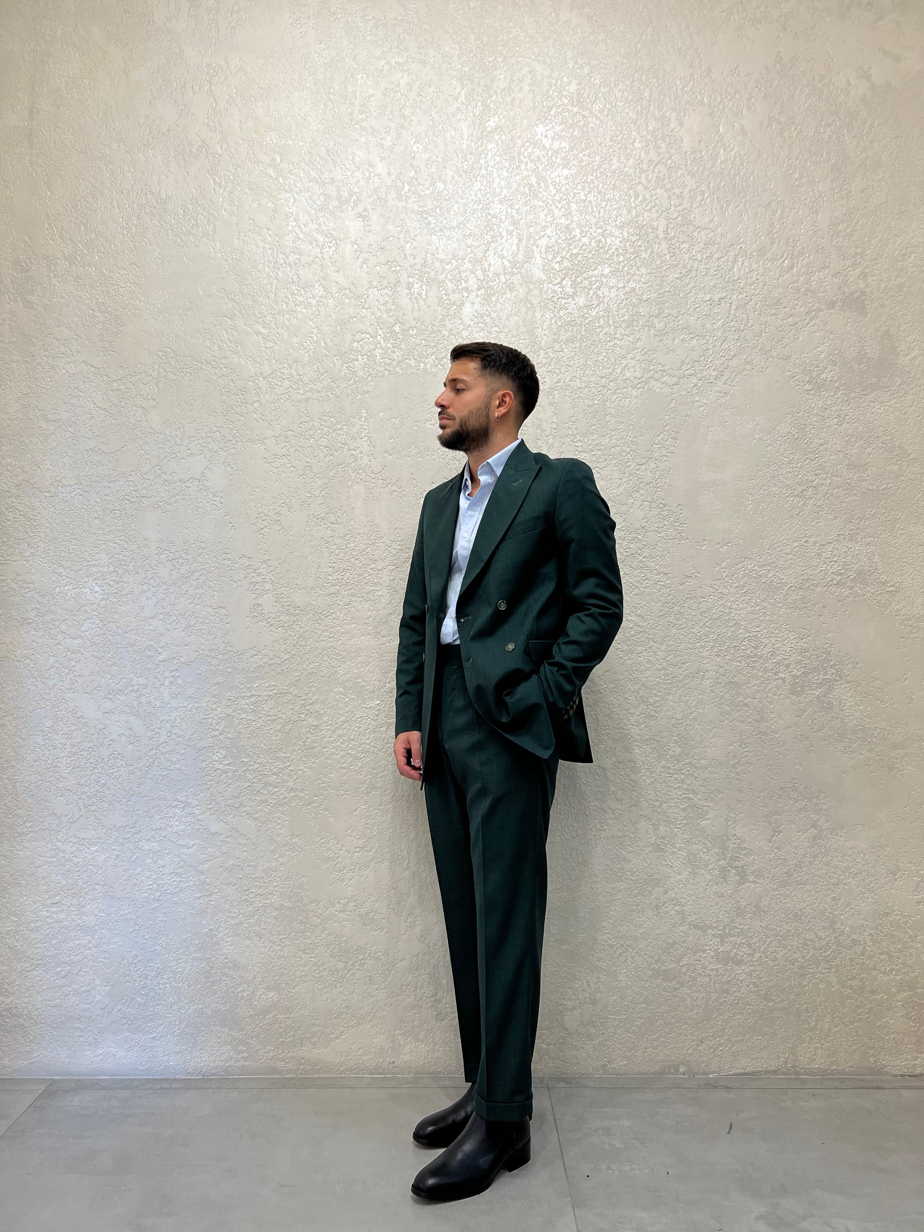 PANTALONE SMITH TRAMATO VERDE
