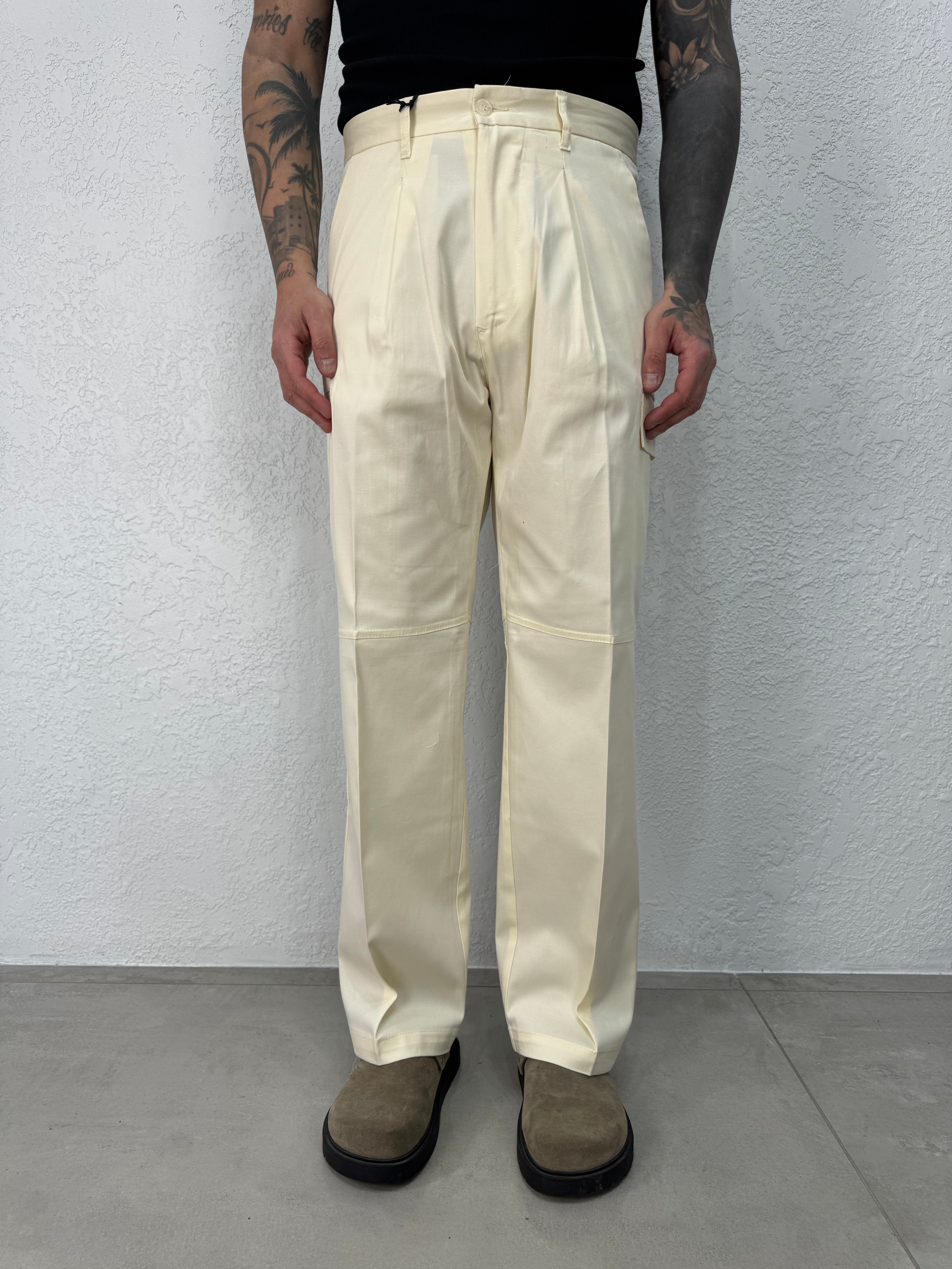 PANTALONE IN GABARDINA