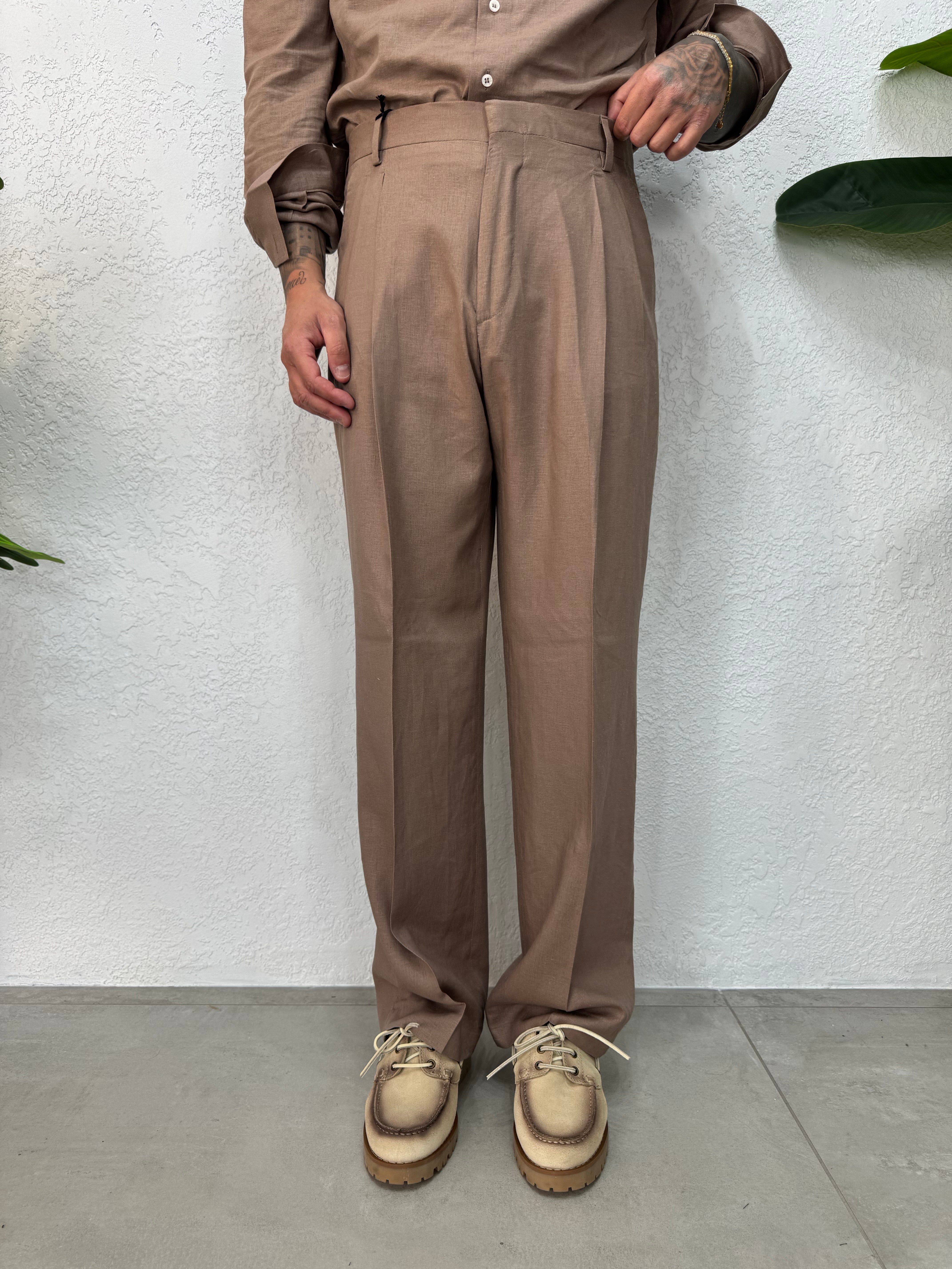 Pantalone Kevin in Lino