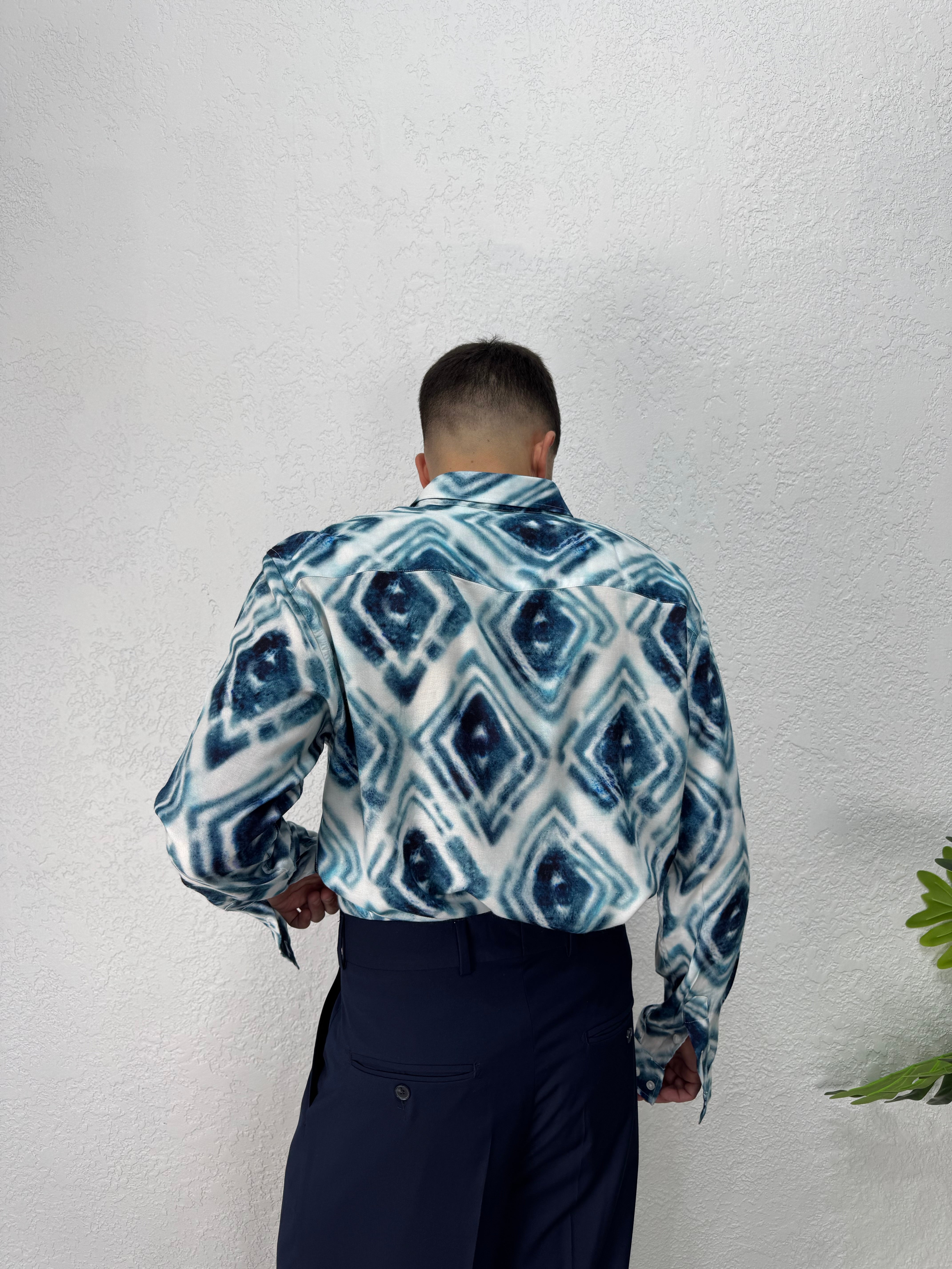 Camicia Viscosa Fantasia Marea