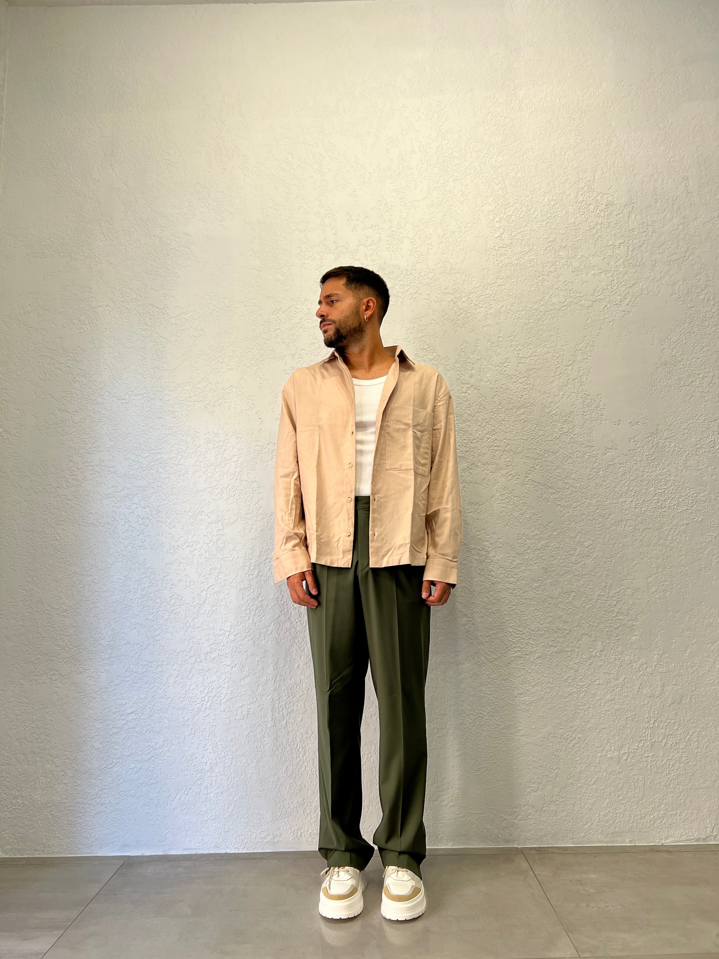 CAMICIA BOXY IN FLANELLA