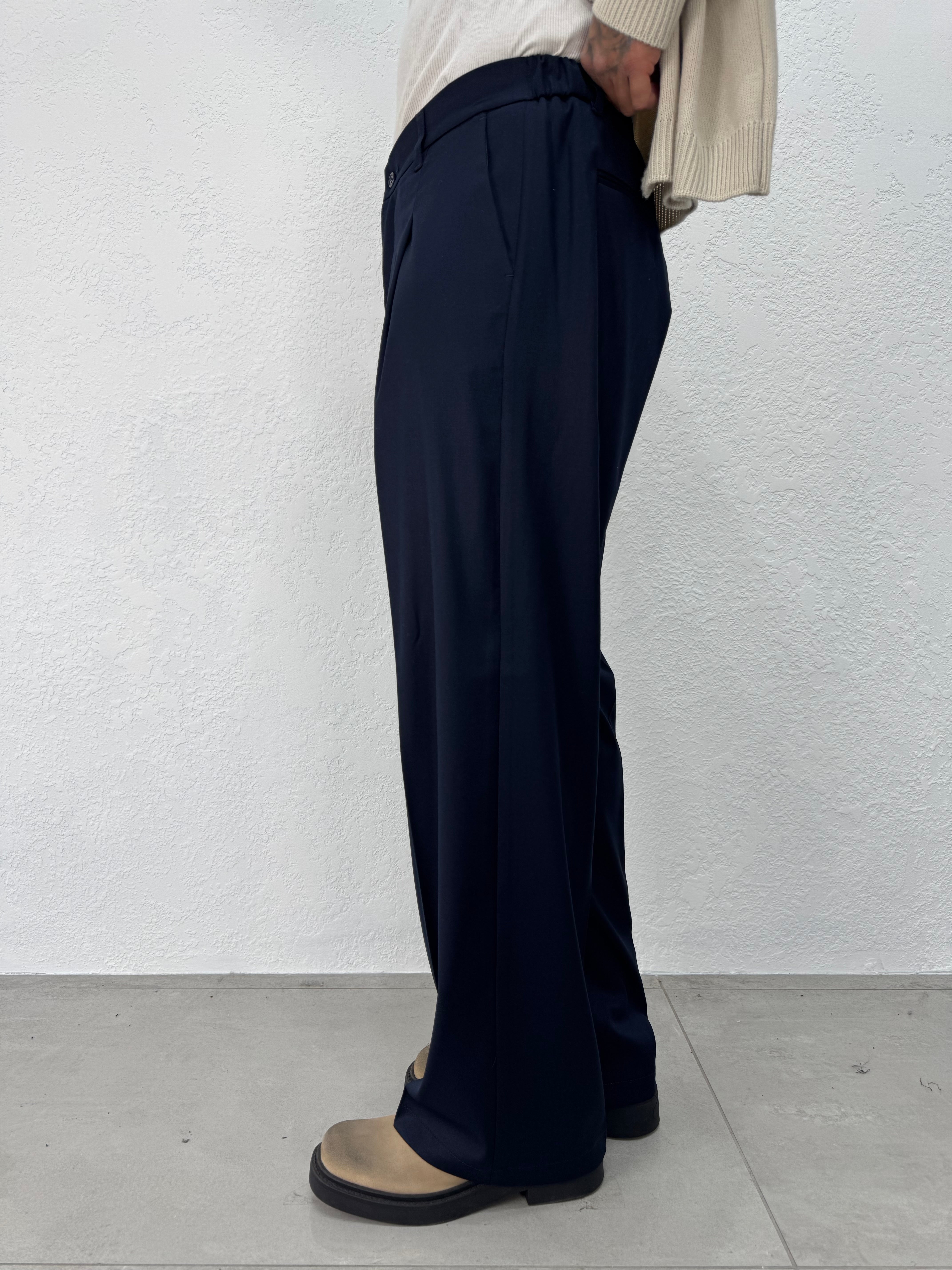 PANTALONE KARL MOLLA BOTTONE FONDO AMPIO