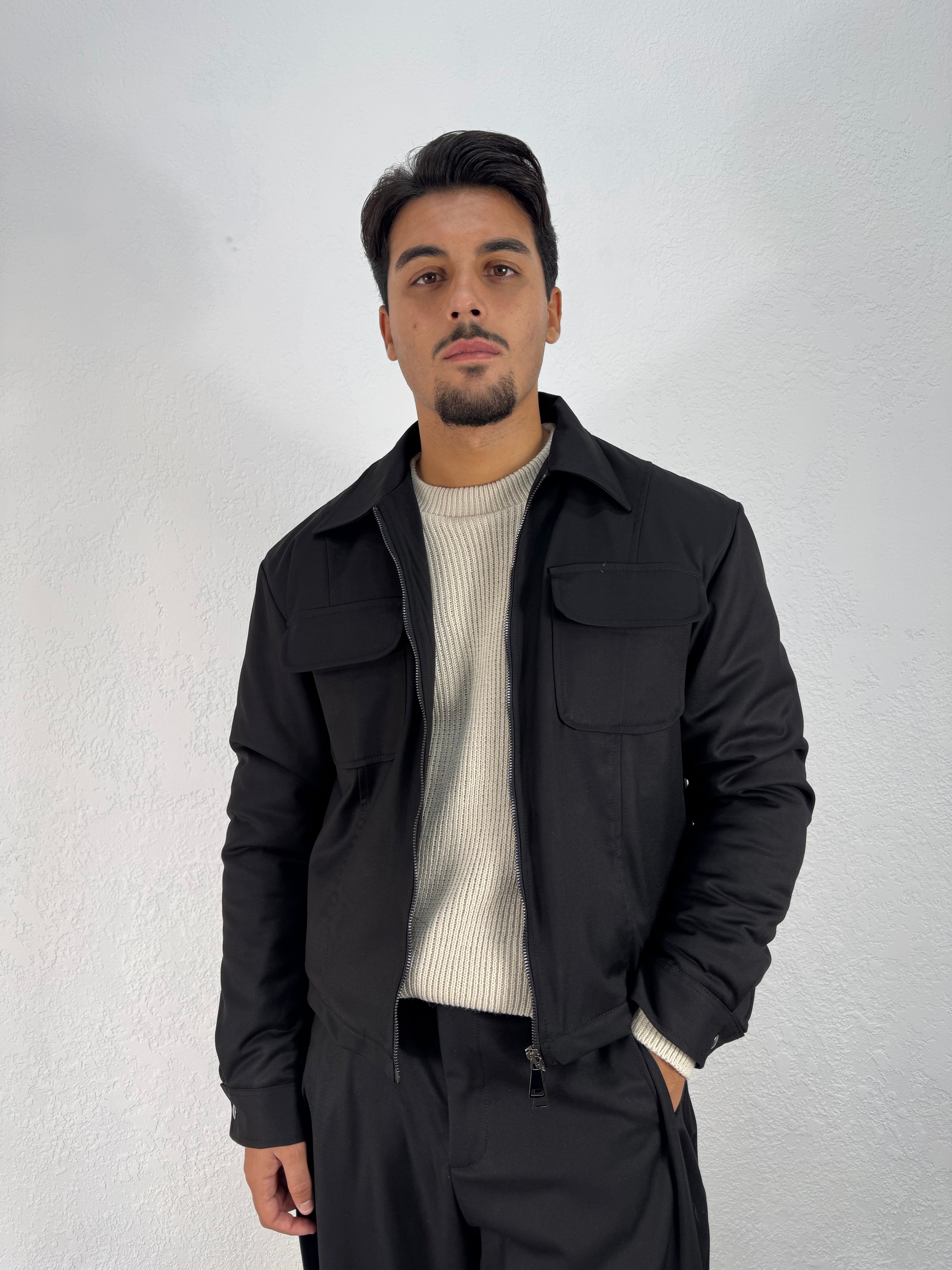 JACKET CROPPED COORDSET BALOON