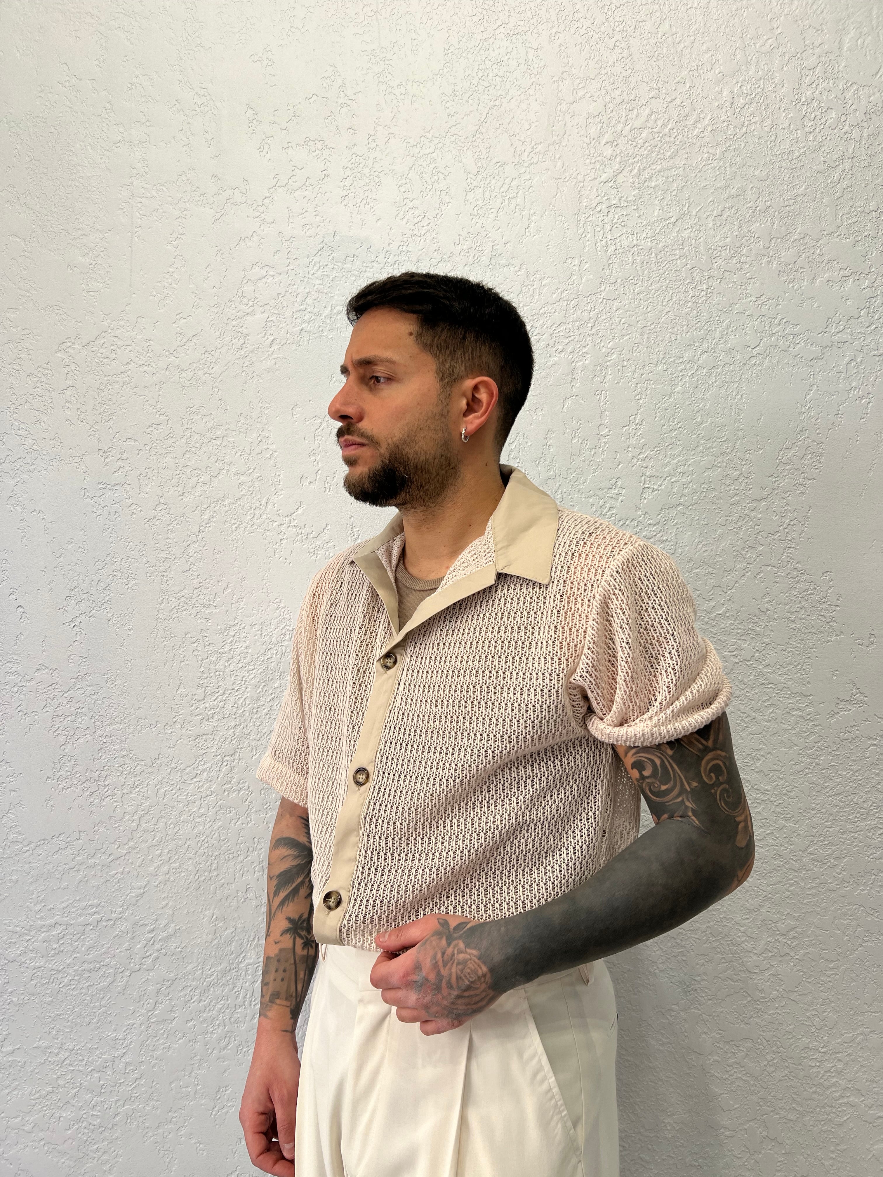 Camicia in Filo Traforata