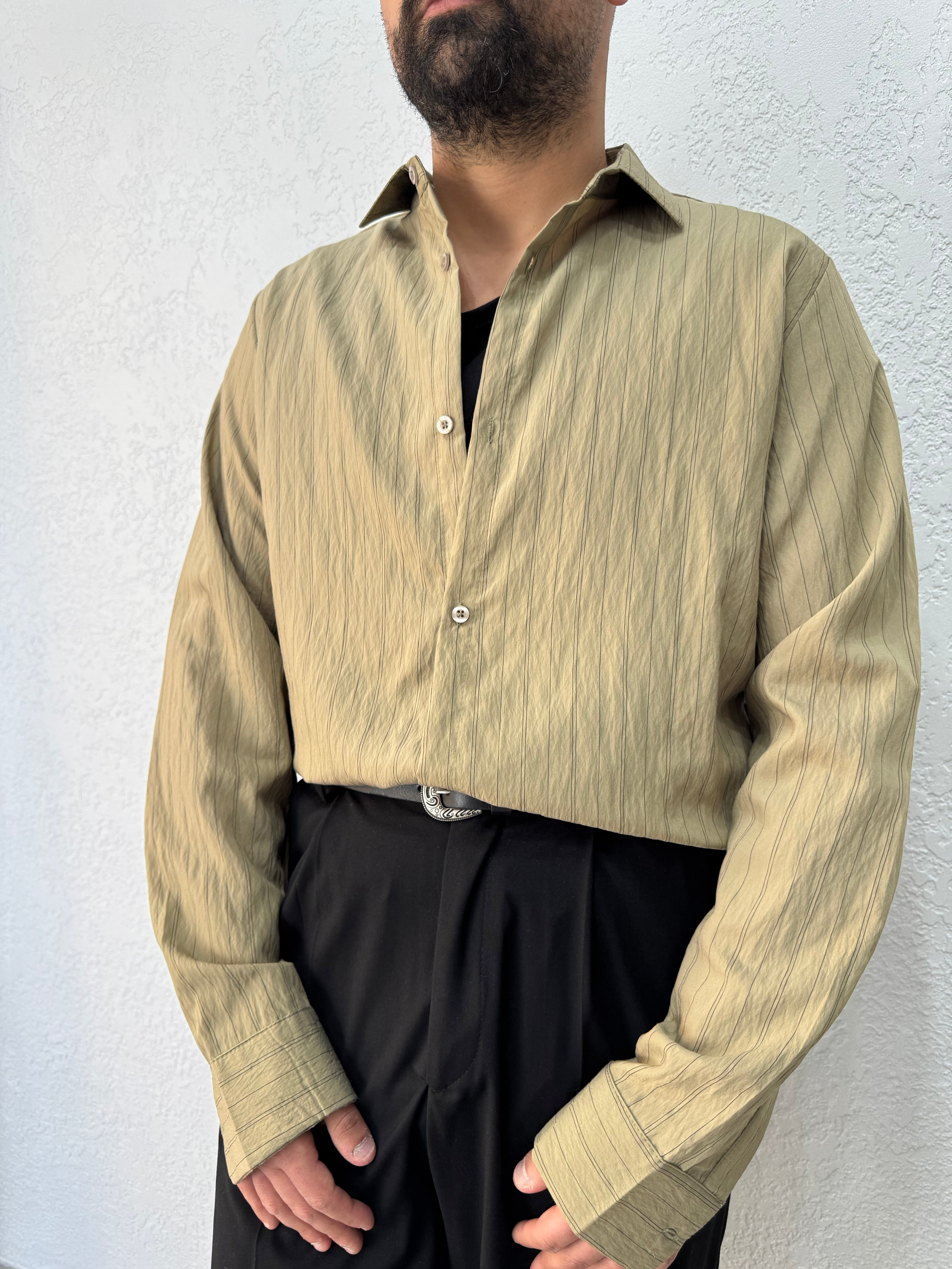 Camicia Effetto Stropicciato