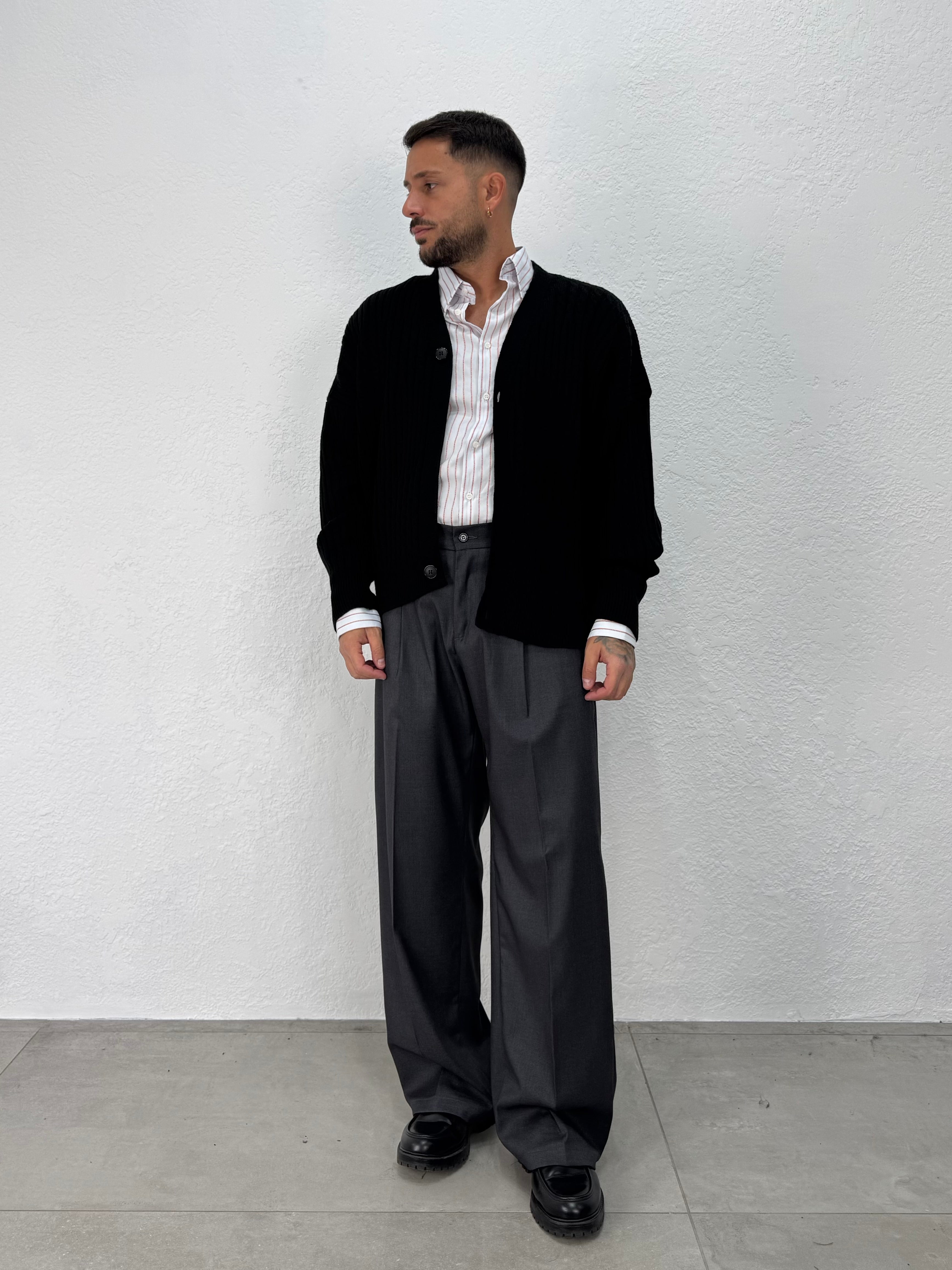 PANTALONE KARL MOLLA BOTTONE FONDO AMPIO