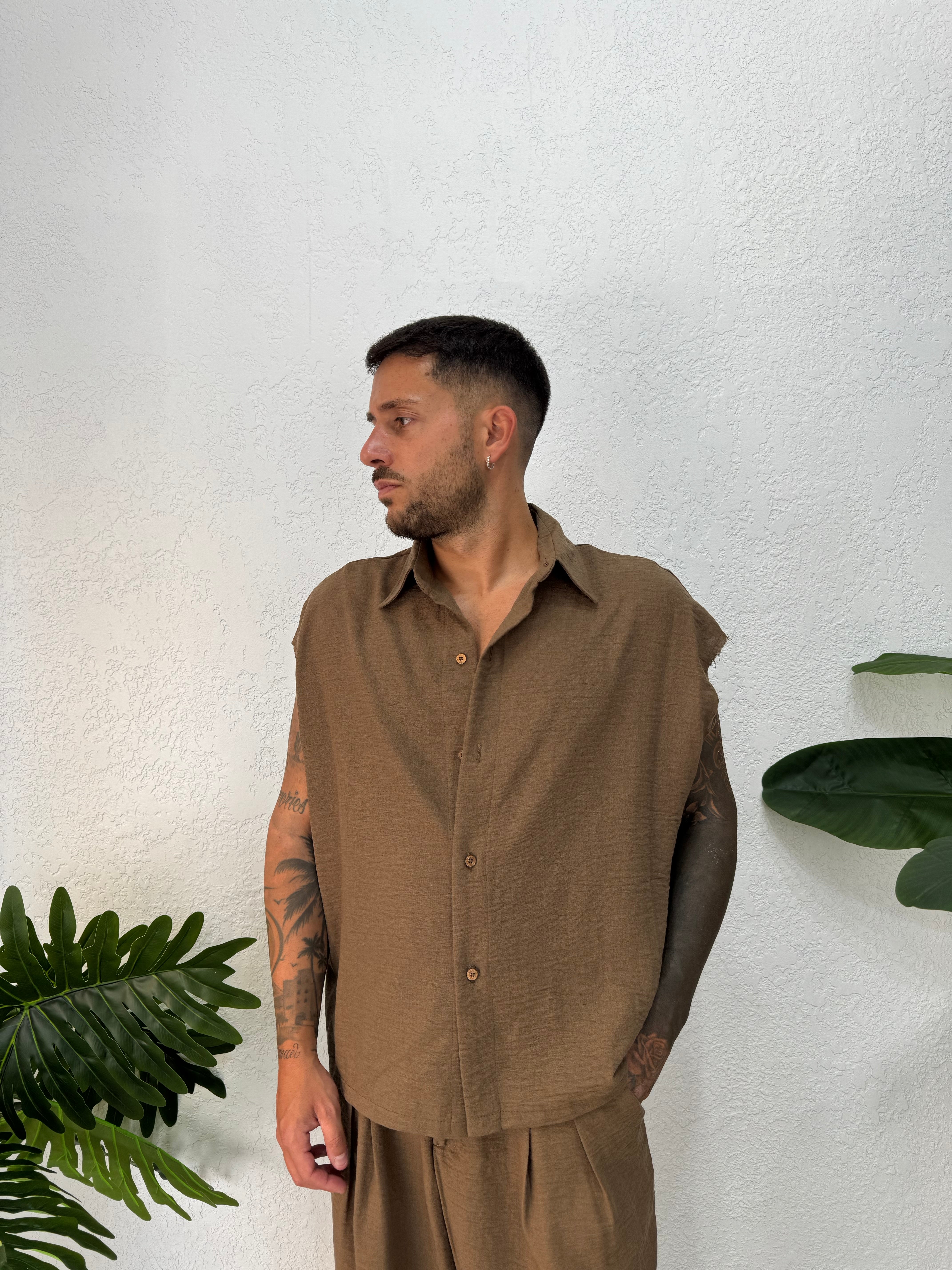 Camicia Smanicato Noah