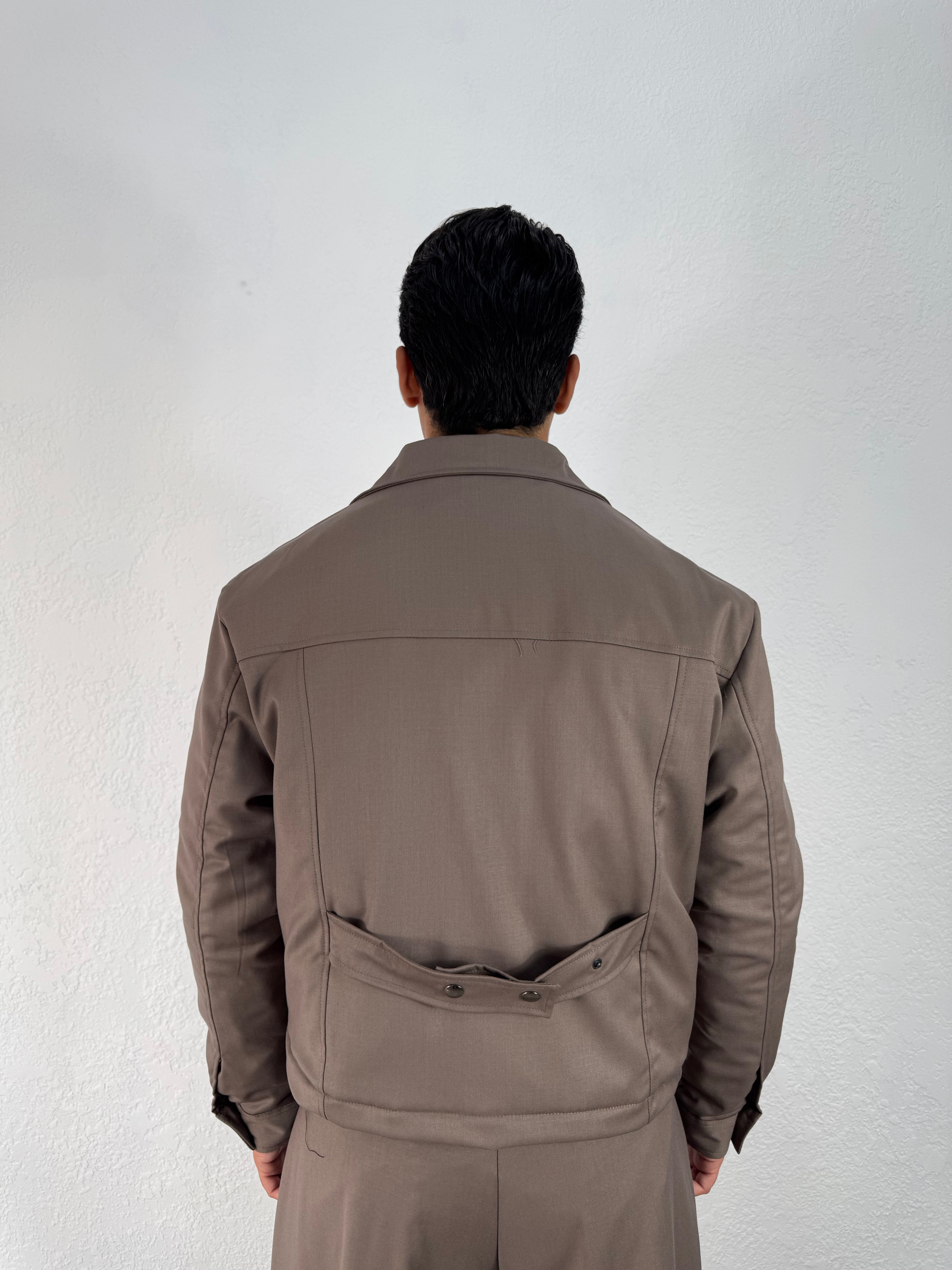 JACKET CROPPED COORDSET BALOON