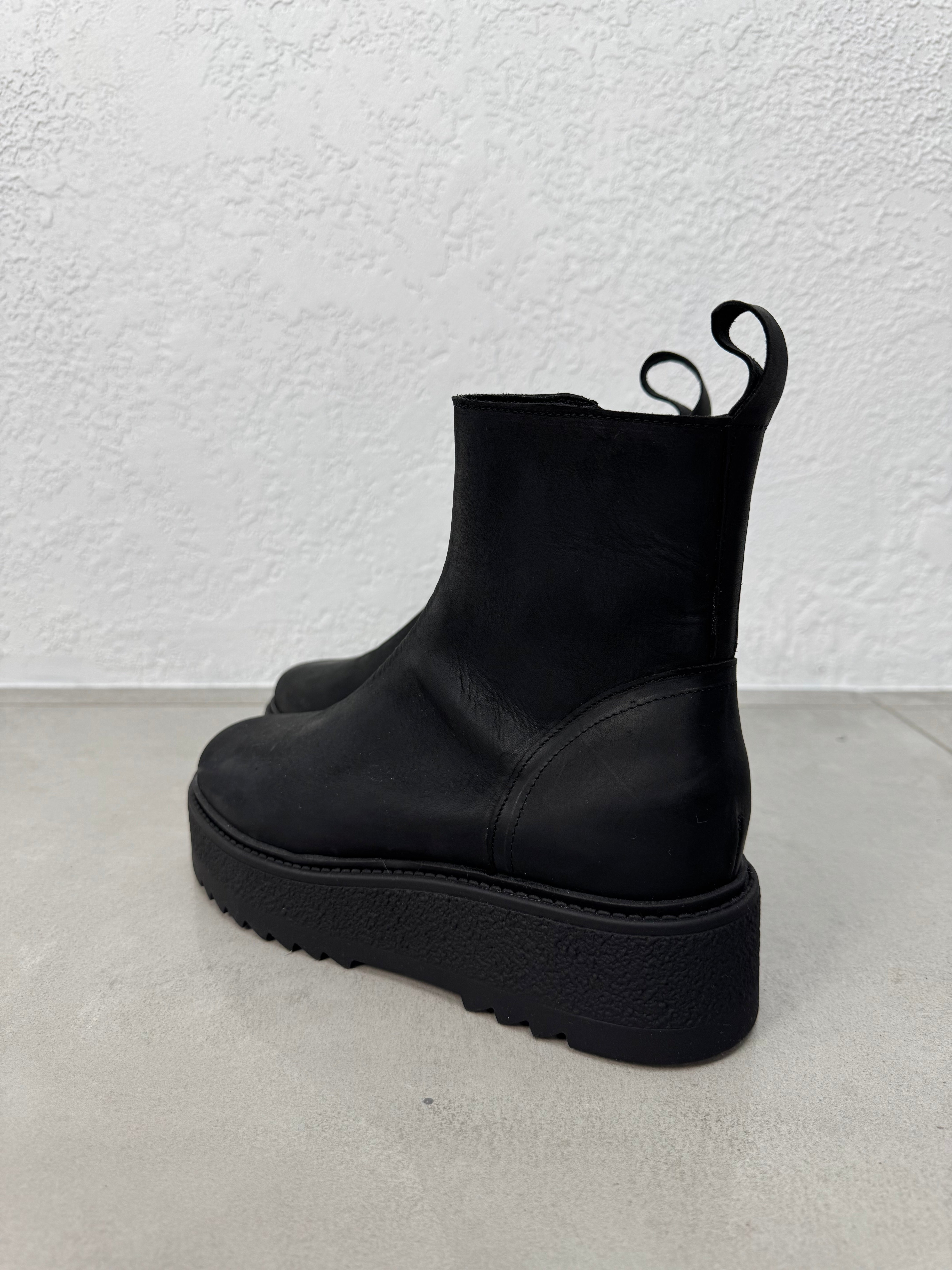 STIVALE IN PELLE PLATFORM