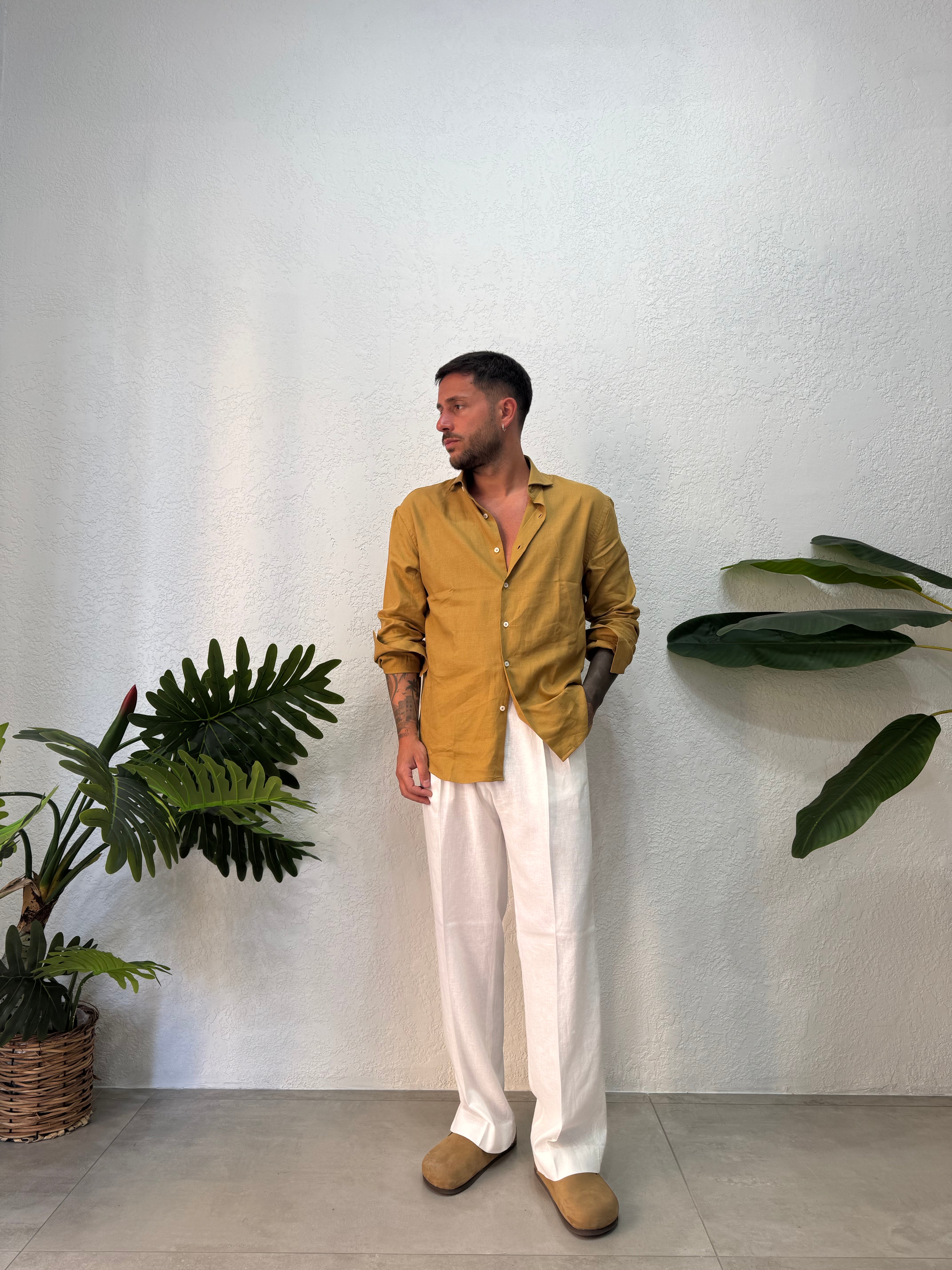 Pantalone Kevin in Lino