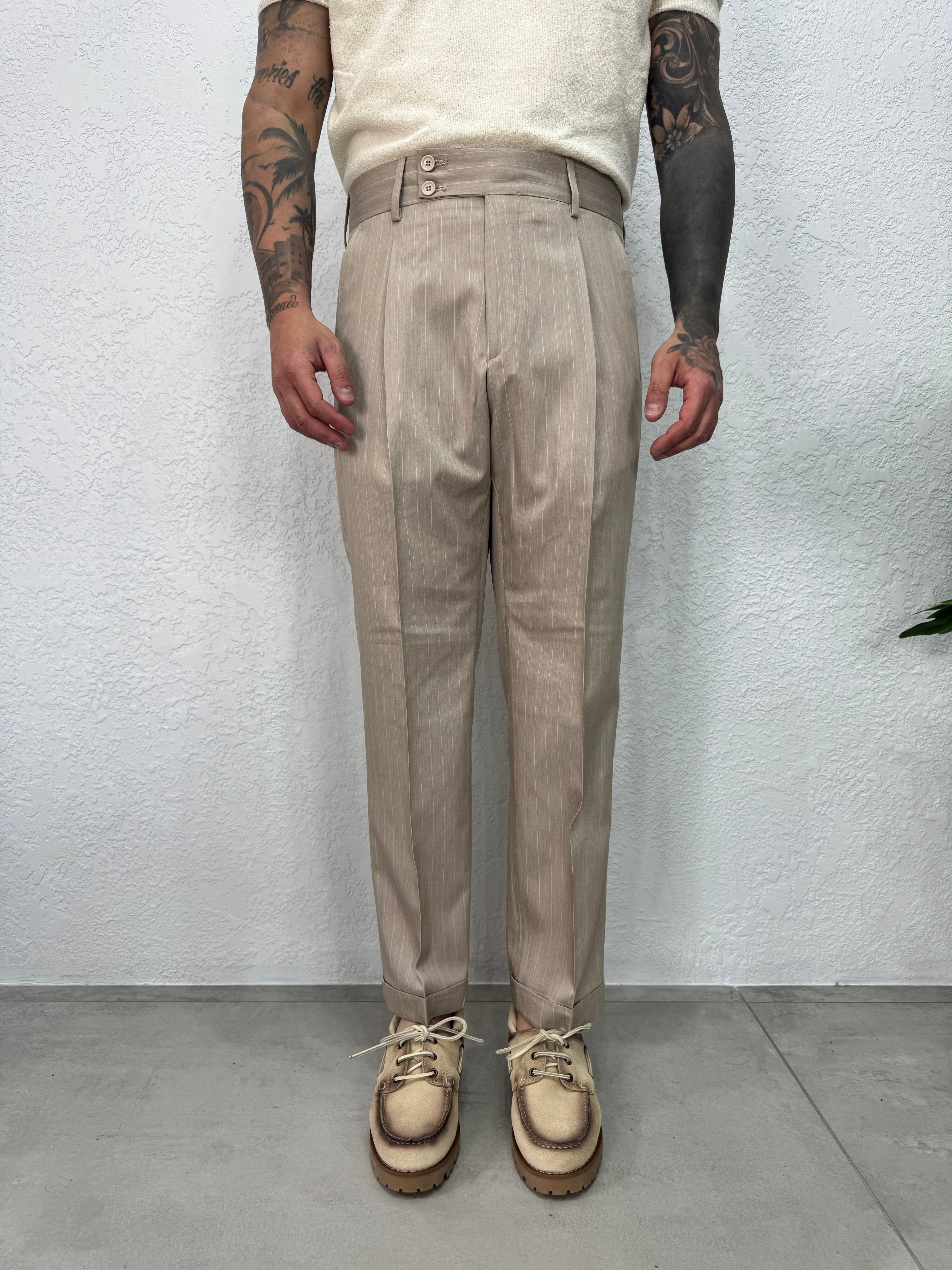 Pantalone Classico Gessato