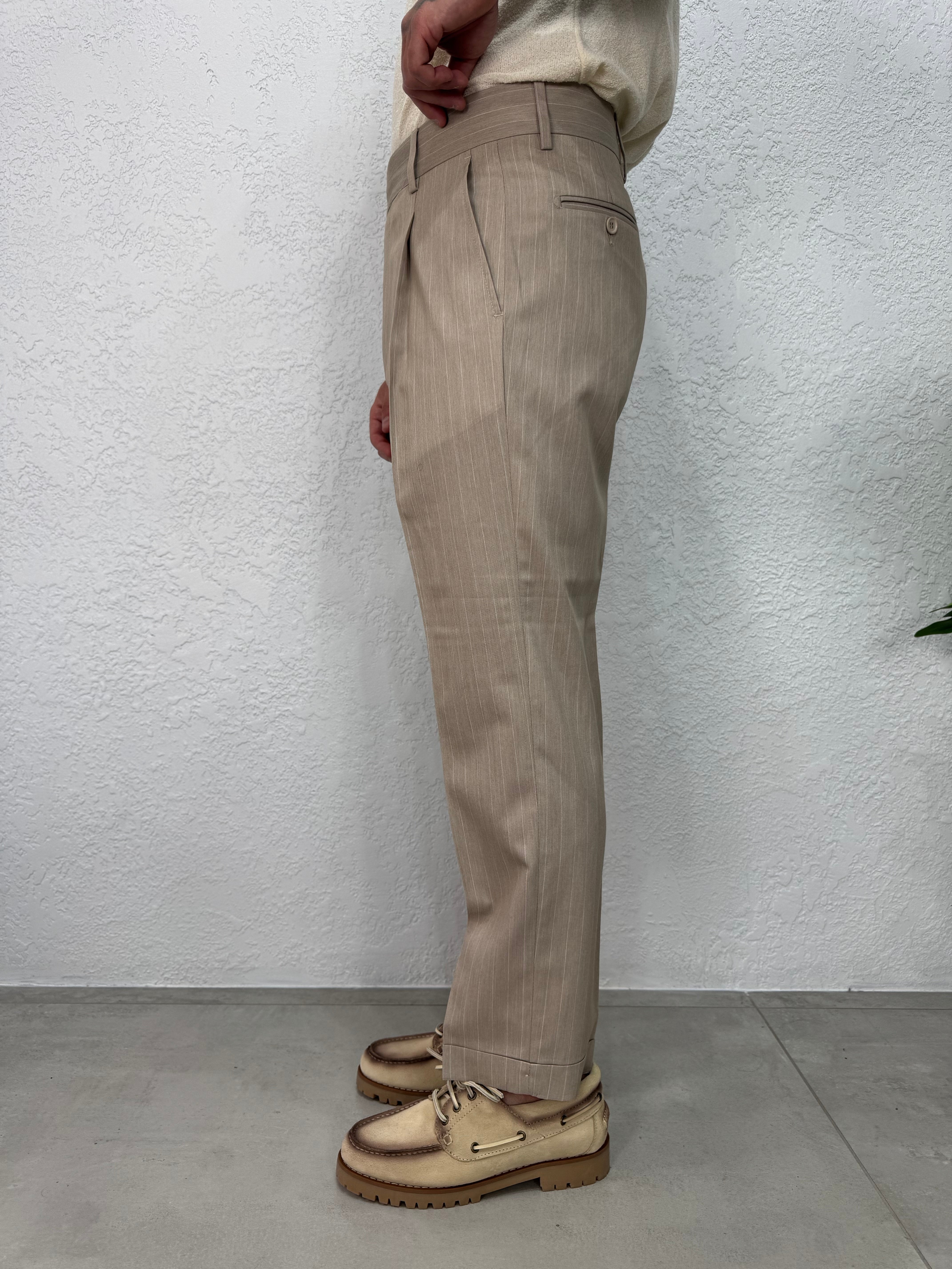 Pantalone Classico Gessato