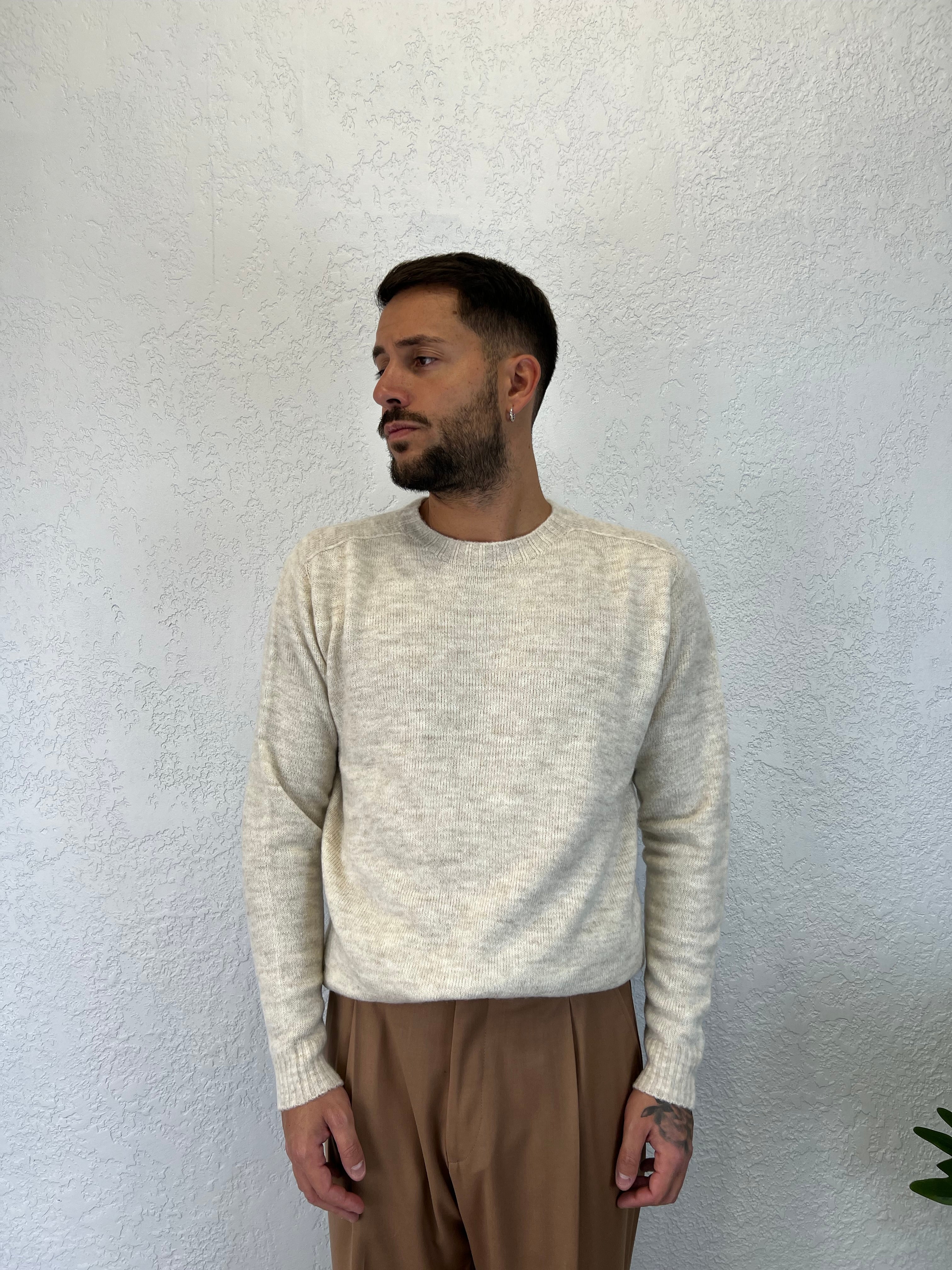 Maglione Regolare Lana Mohair