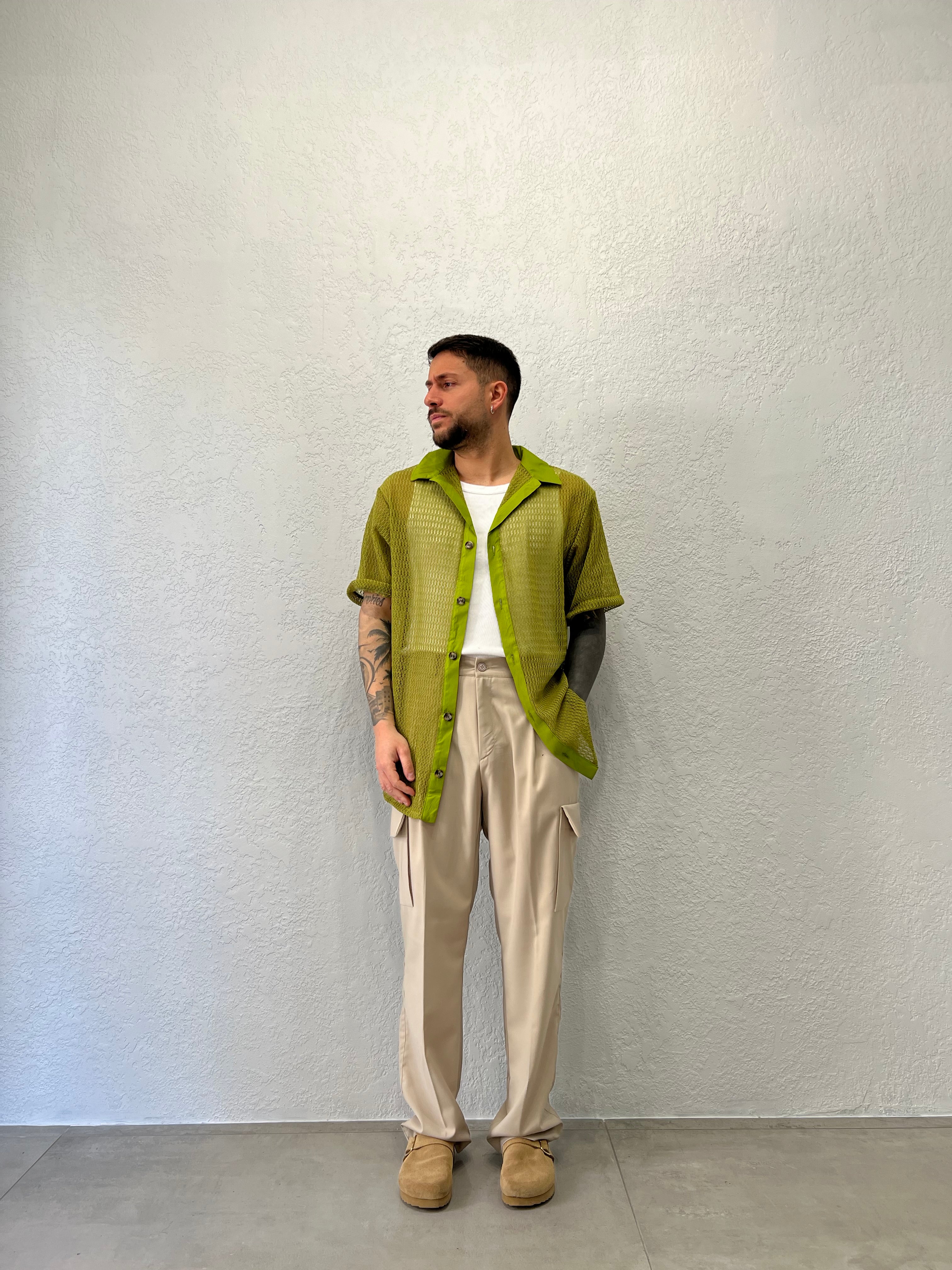 Camicia in Filo Traforata