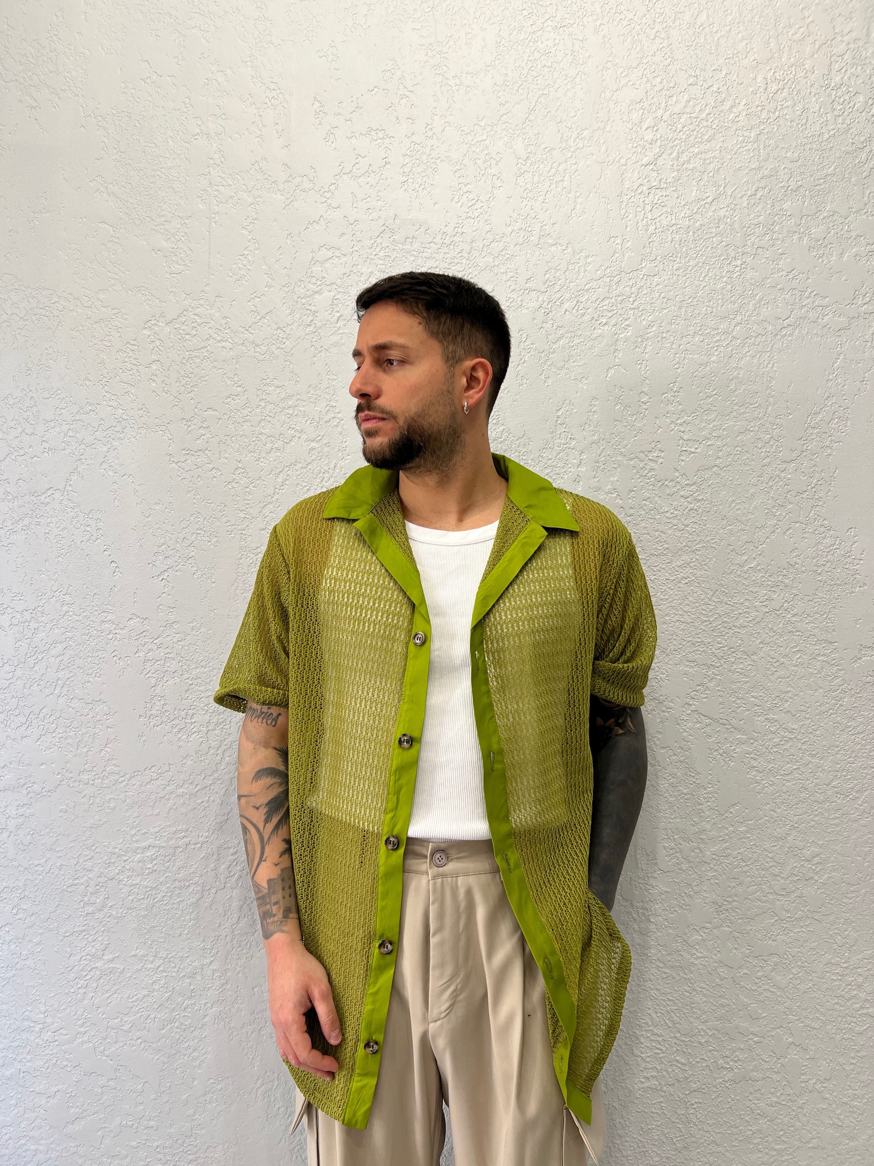 Camicia in Filo Traforata