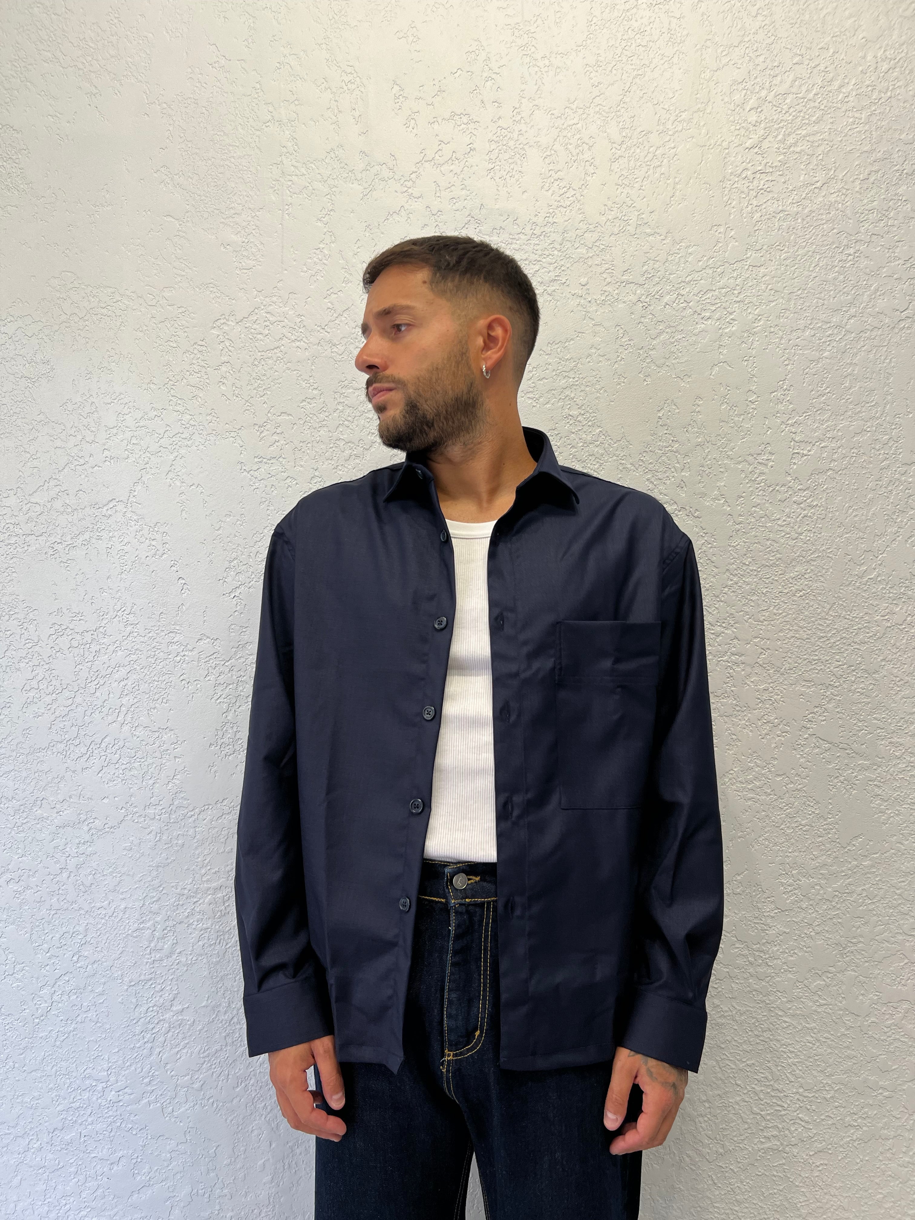 Camicia Cropped Tessuto Premium