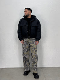 PUFFER CON TASCONI E MOLLA