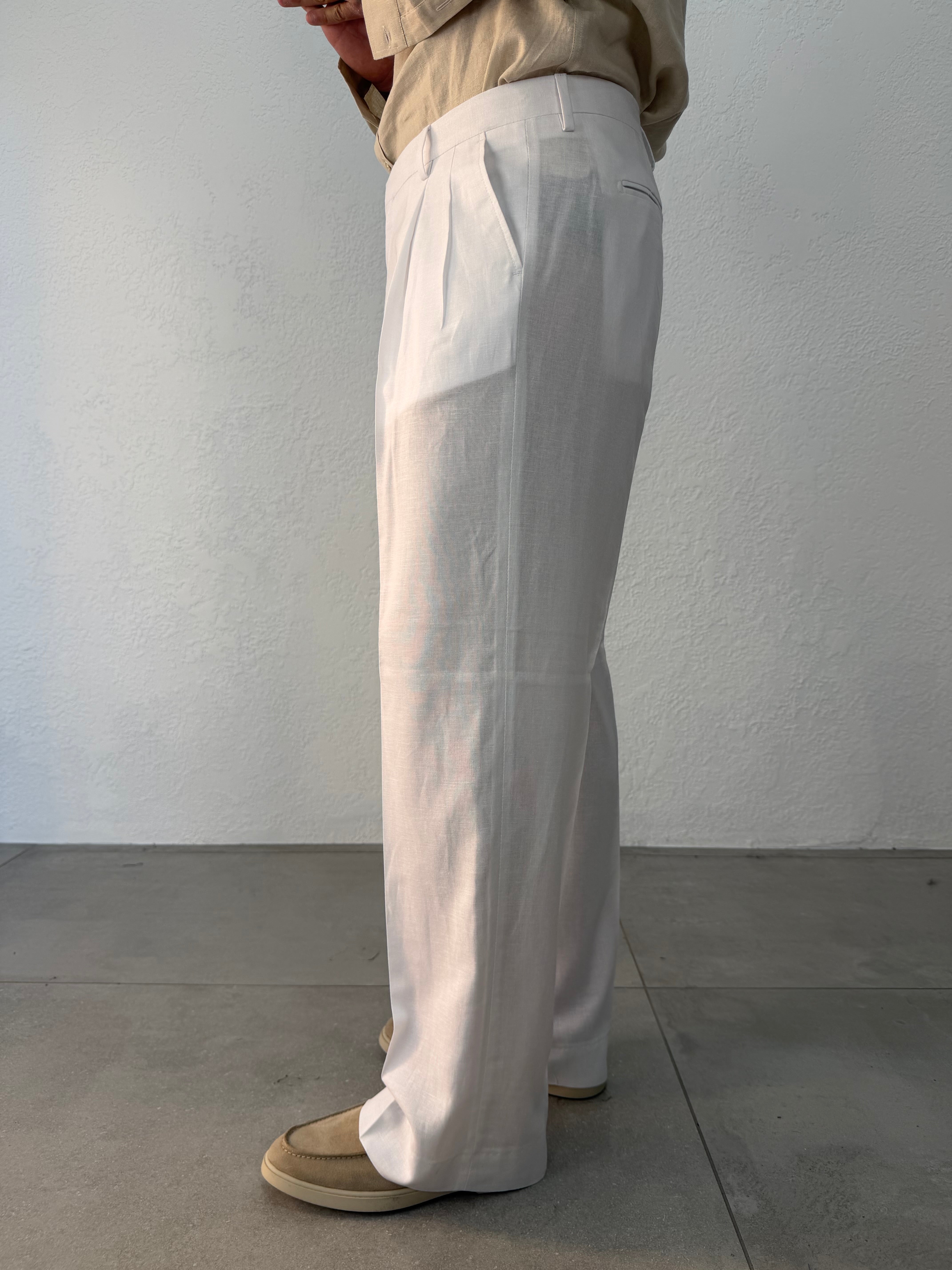 PANTALONE LINO KEVIN/ SAFARI