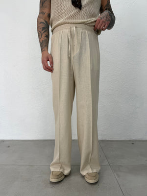 PANTALONE SAFARI CON MOLLA FONDO AMPIO