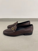 MOCASSINO IN PELLE MORO