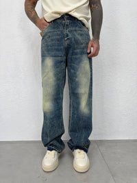 JEANS SABBIATO VERDE