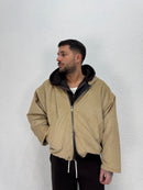 PUFFER OVER IN VELLUTO