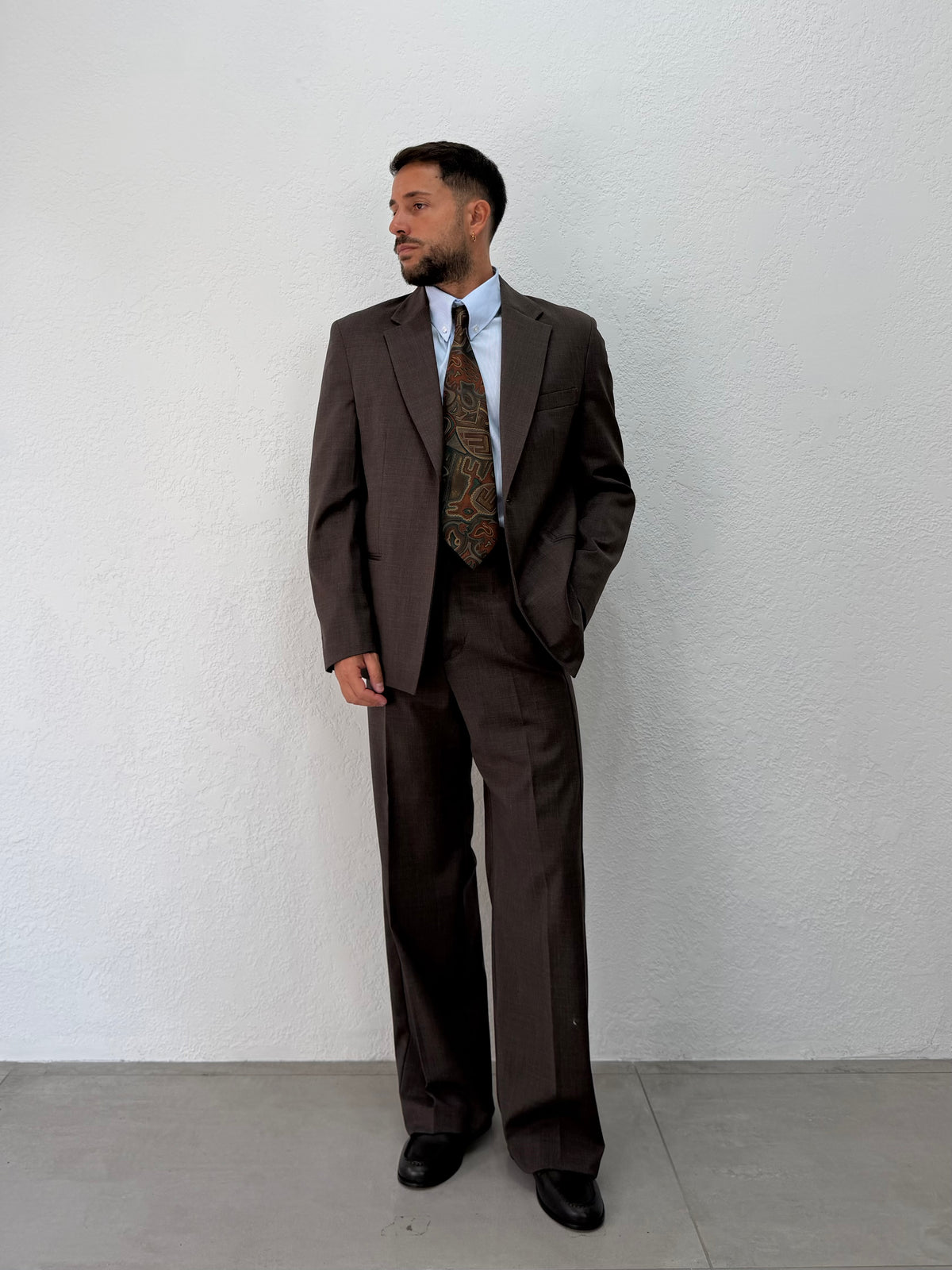 BLAZER DENZEL RELAXED MONOPETTO MORO