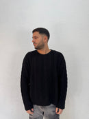 MAGLIONE TRECCIA CROPP