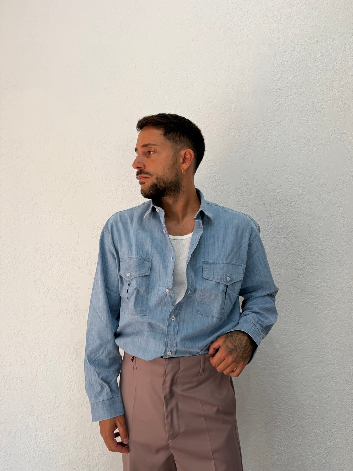 CAMICIA OVER CHAMBRAY