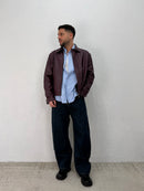 CAMICIA RIGATA OVER CELETE