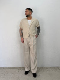 CARDIGAN SCOLLO V IN FILO