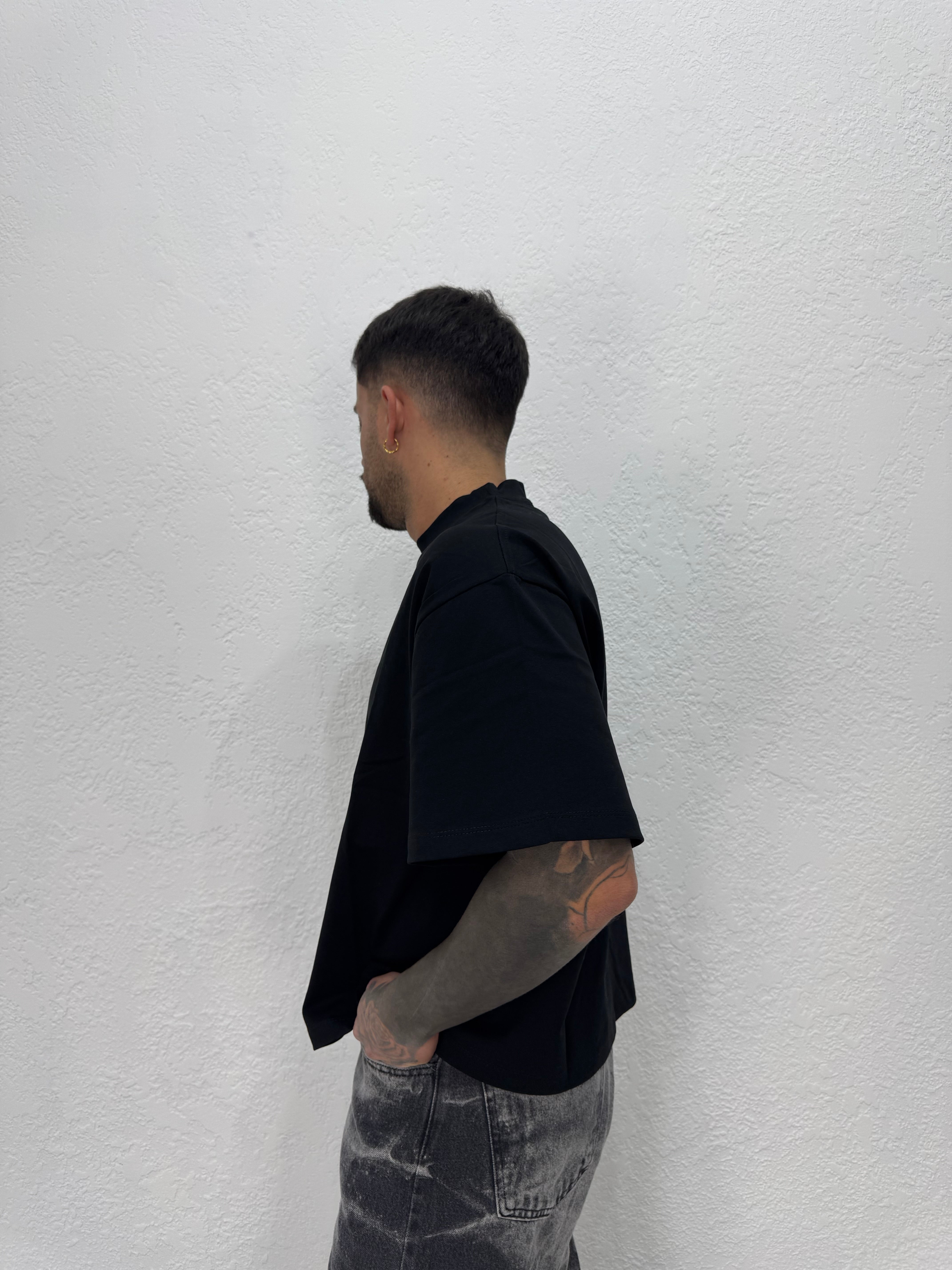 T-SHIRT COTONE PESANTE BOXY