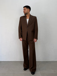 BLAZER DENZEL RELAXED MONOPETTO MARRONE